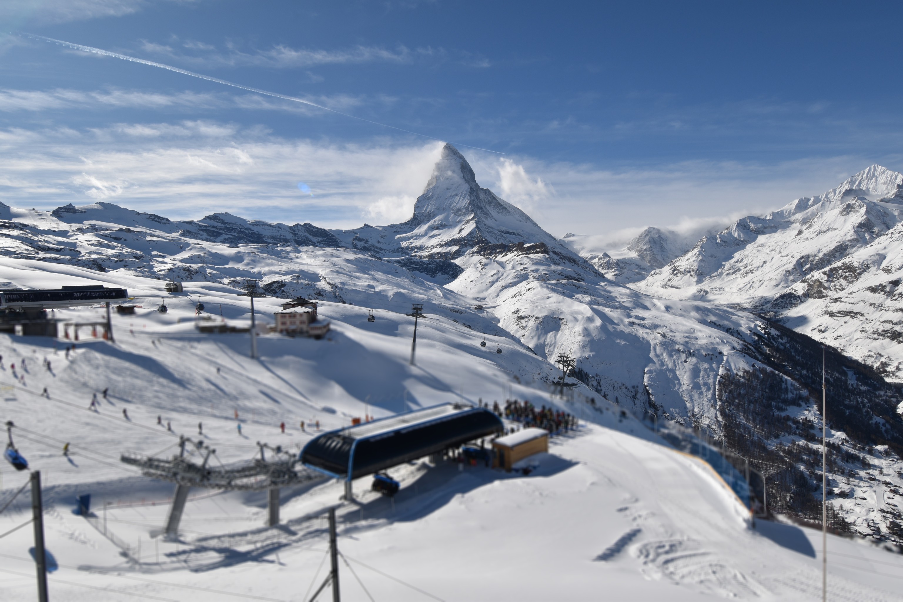 Archiv Foto Webcam Riffelberg Panorama Zermatt