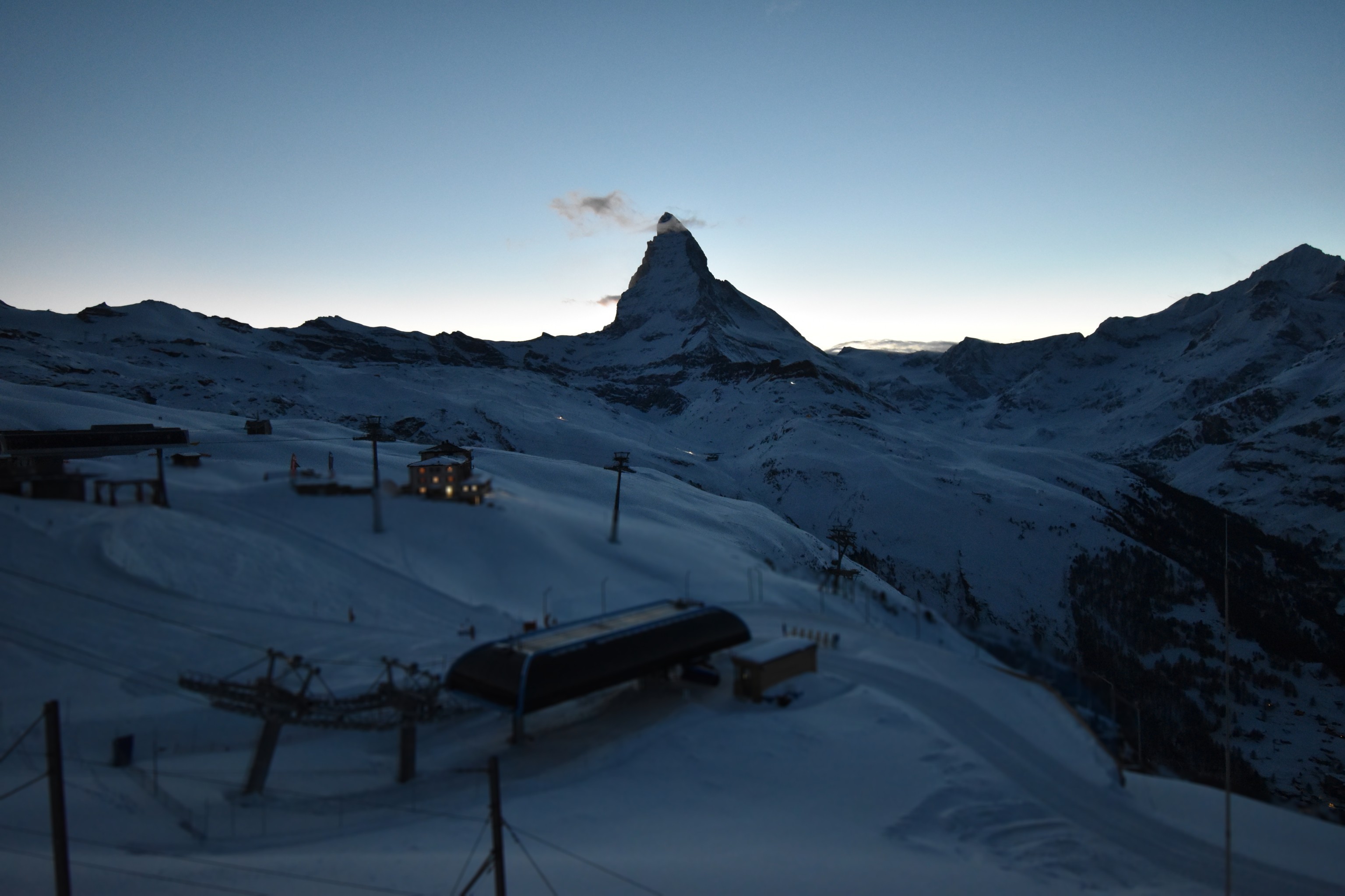 Archiv Foto Webcam Riffelberg Panorama Zermatt