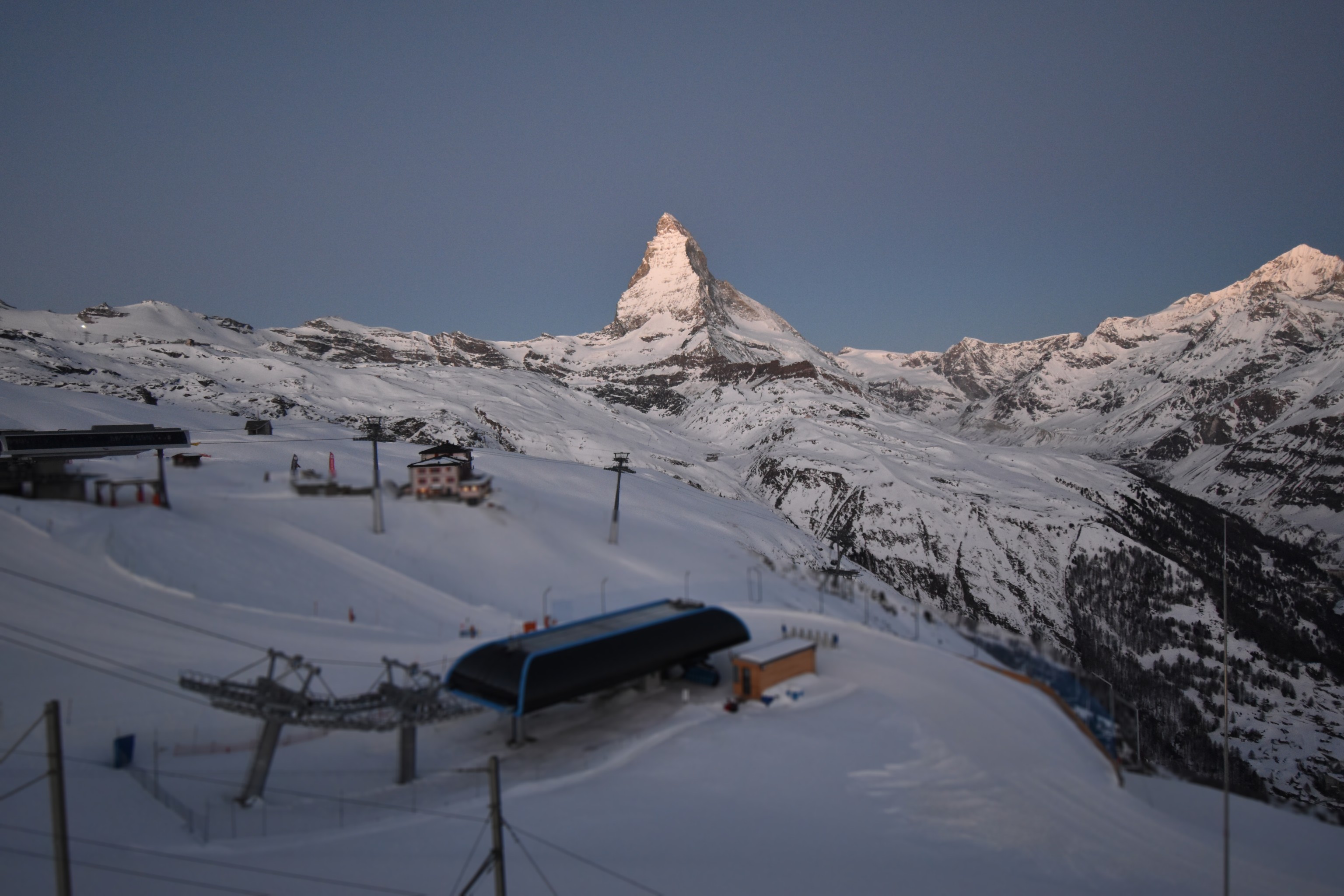 Archived image Webcam Riffelberg Panorama Zermatt