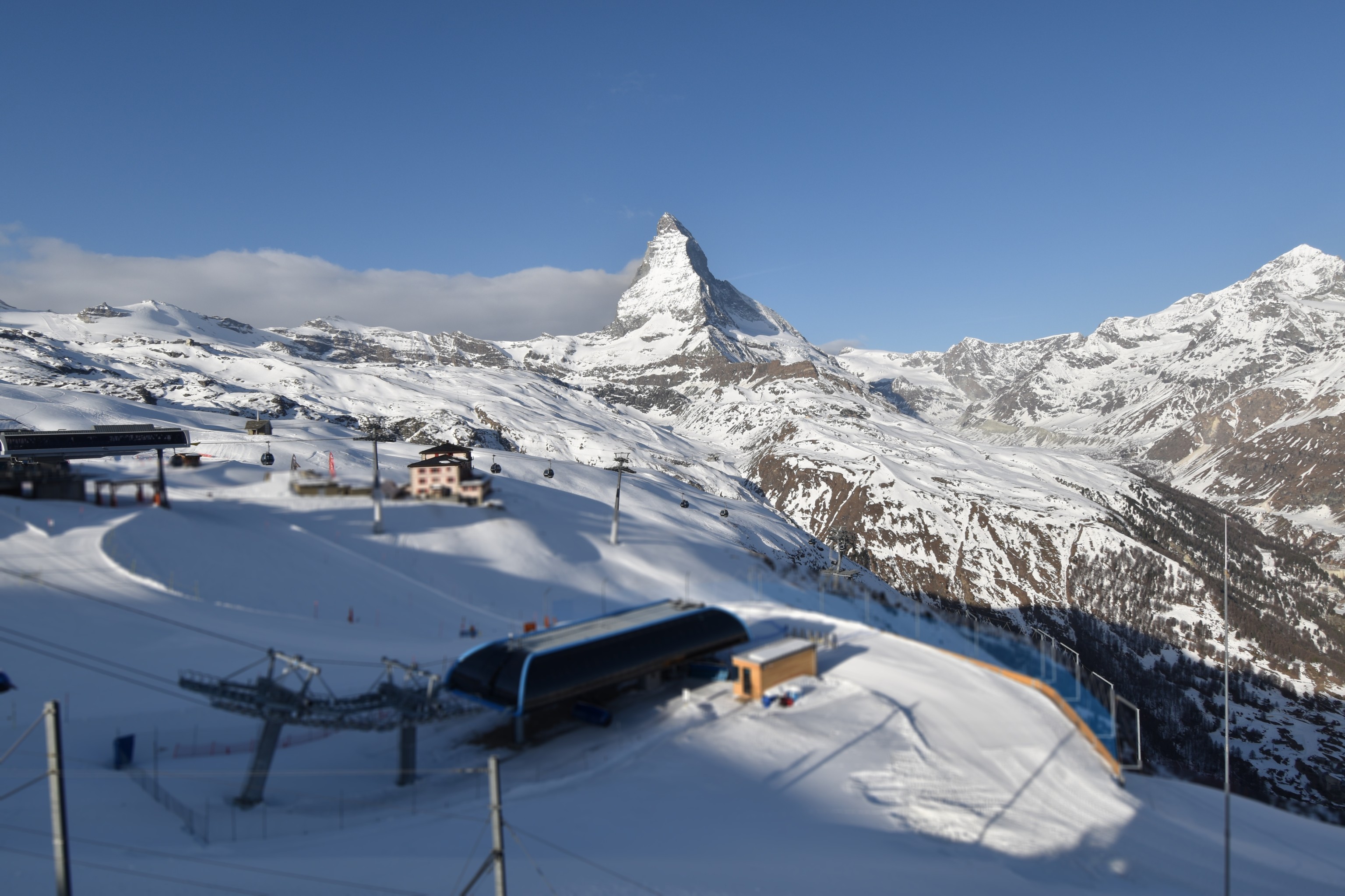 Archiv Foto Webcam Riffelberg Panorama Zermatt