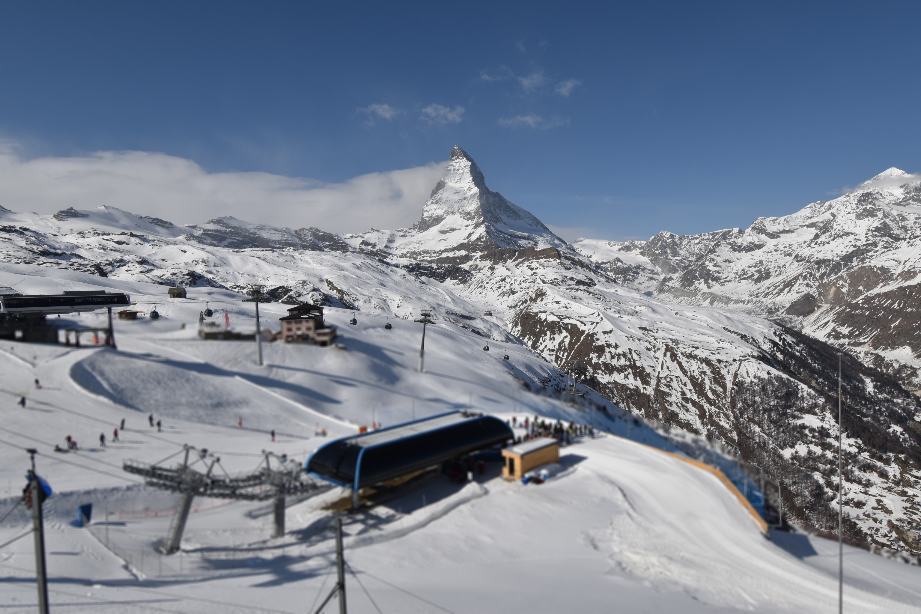 Archiv Foto Webcam Riffelberg Panorama Zermatt