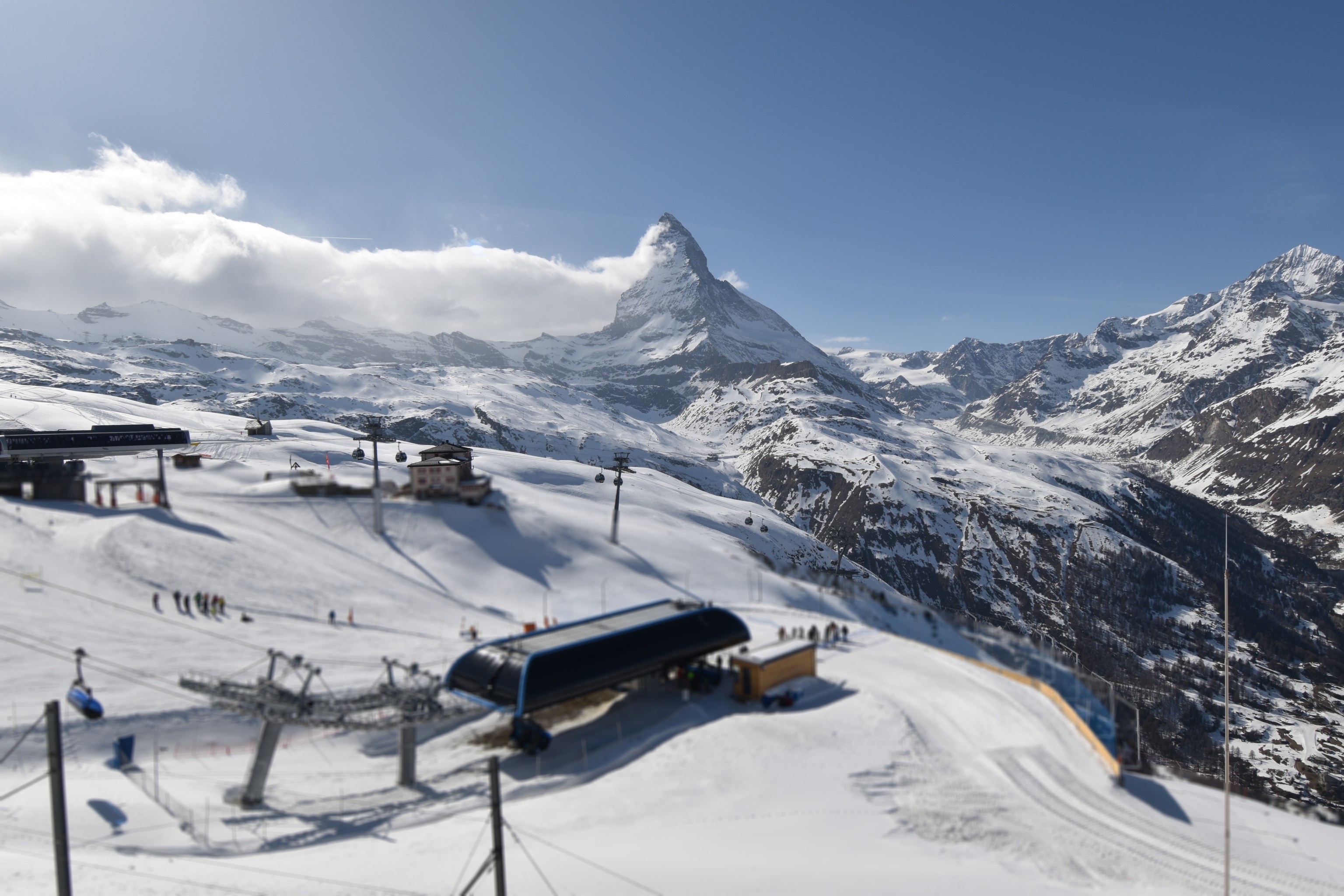 Archiv Foto Webcam Riffelberg Panorama Zermatt