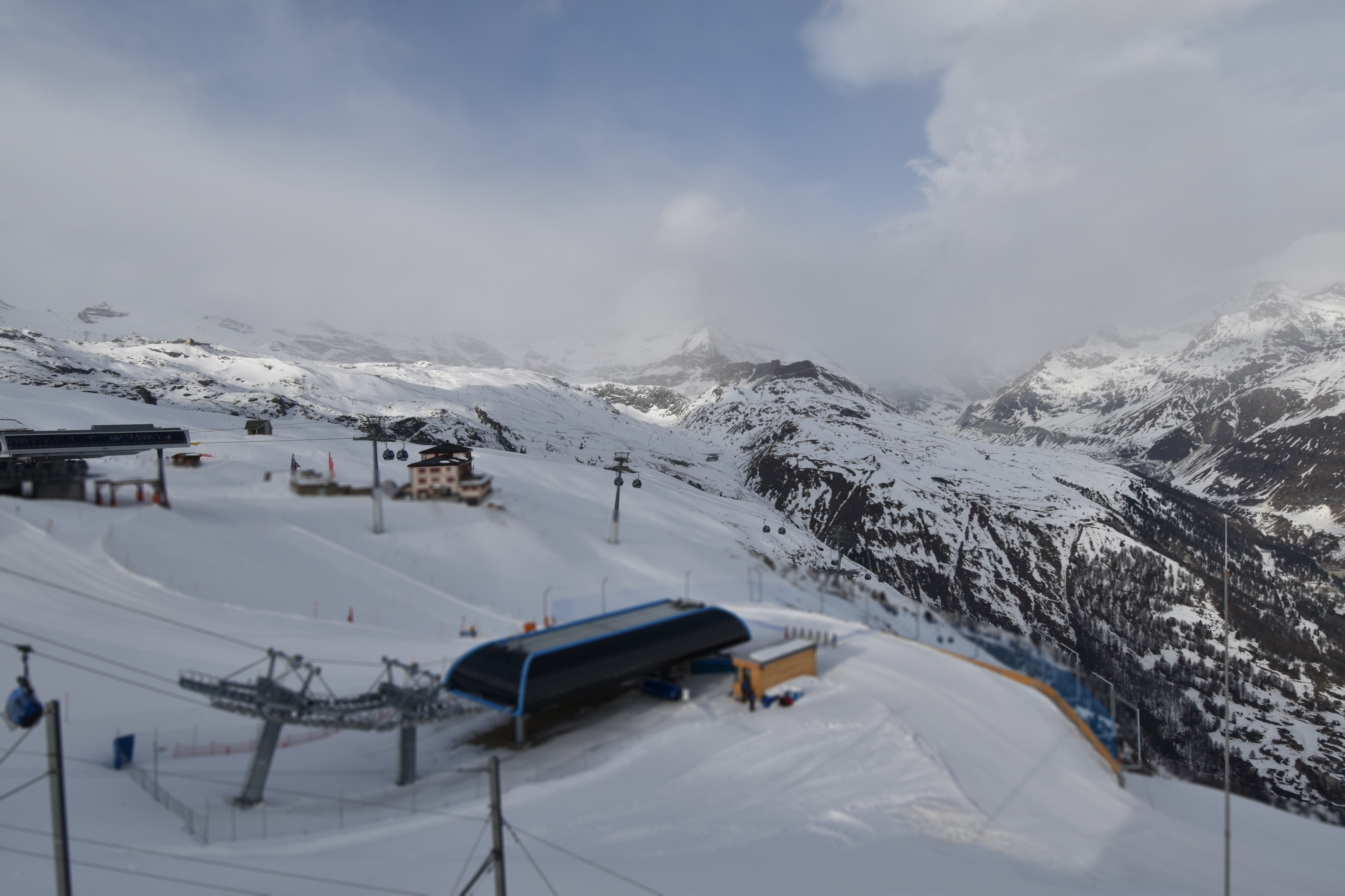 Archiv Foto Webcam Riffelberg Panorama Zermatt