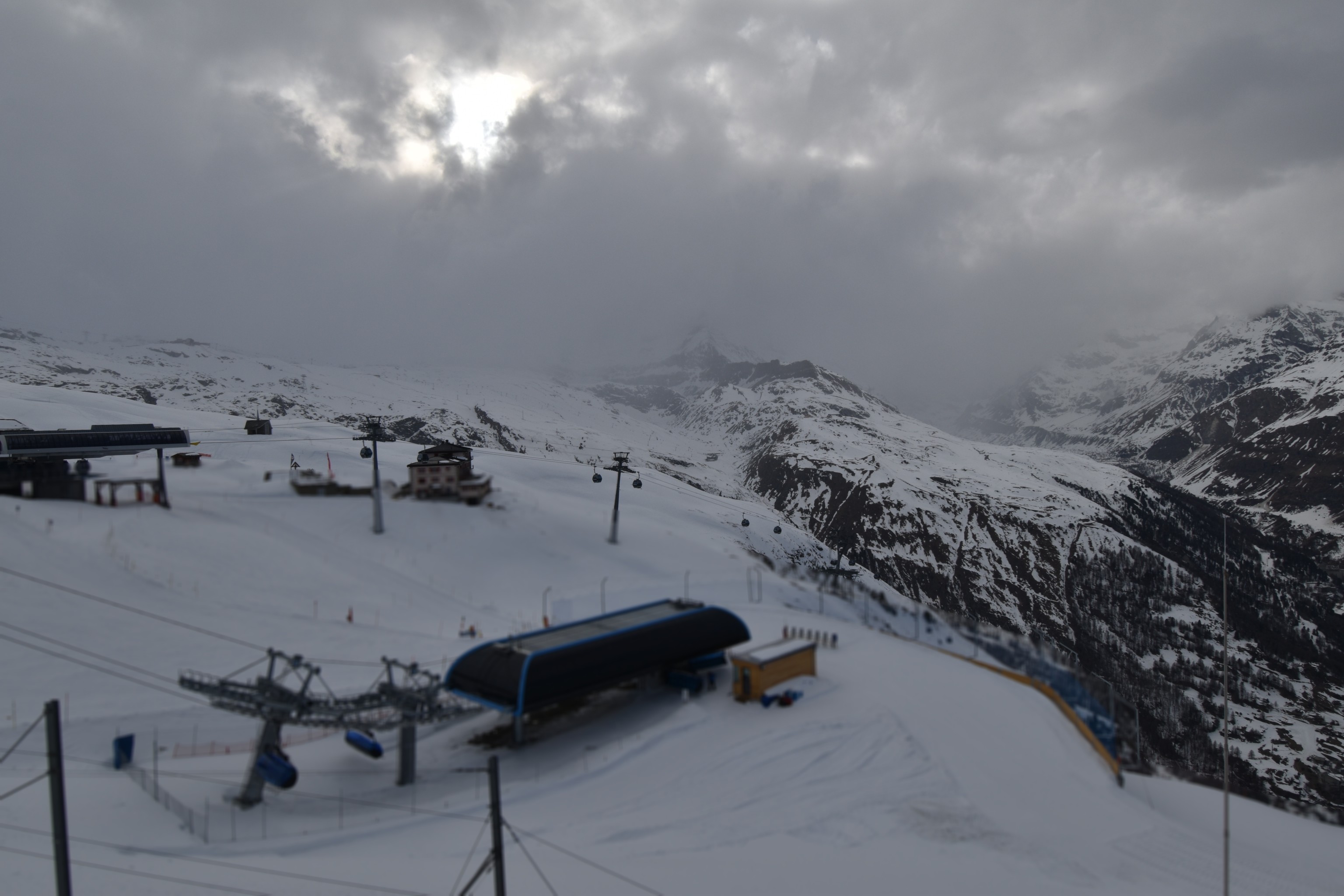 Archiv Foto Webcam Riffelberg Panorama Zermatt