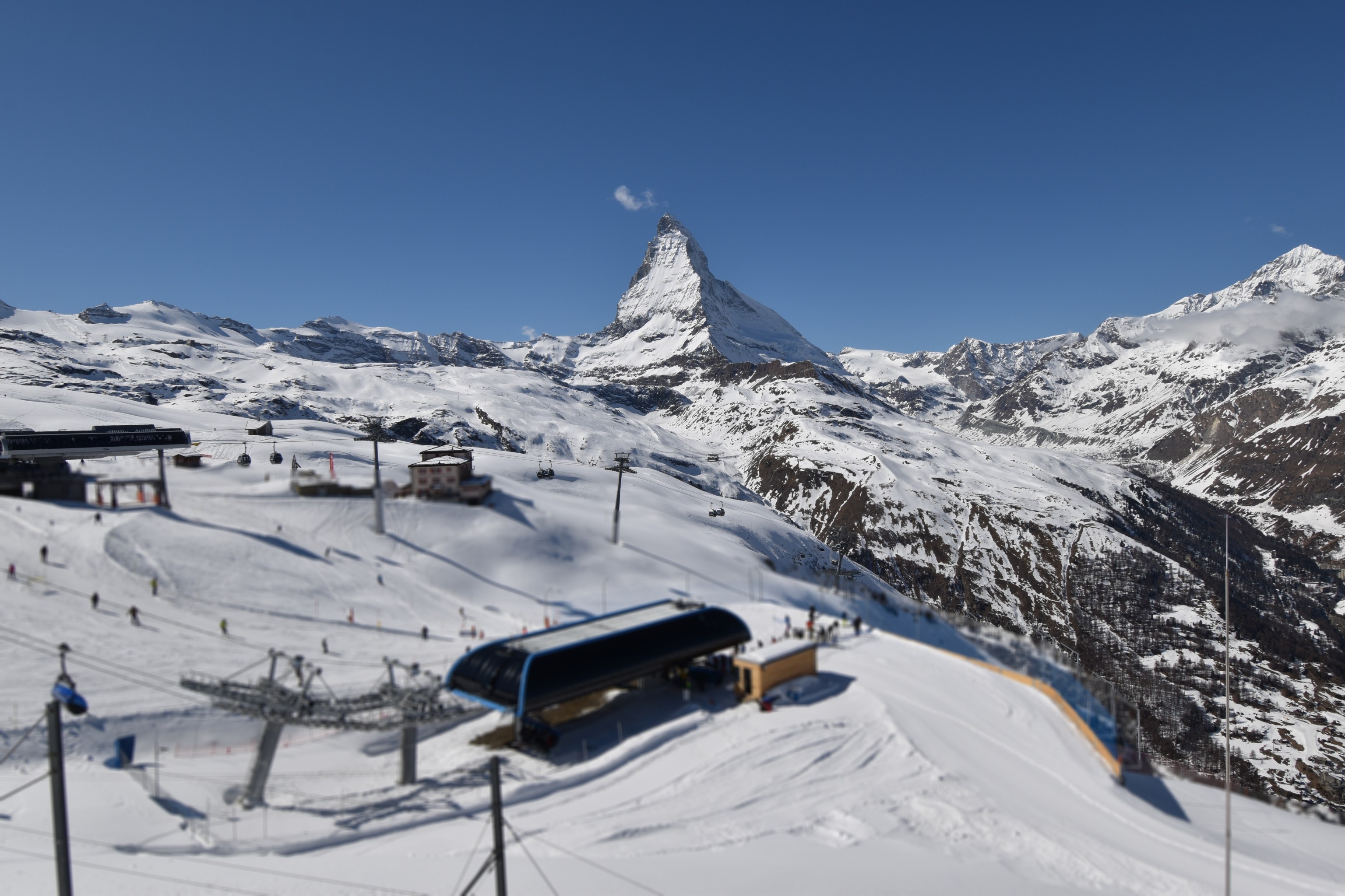 Archiv Foto Webcam Riffelberg Panorama Zermatt