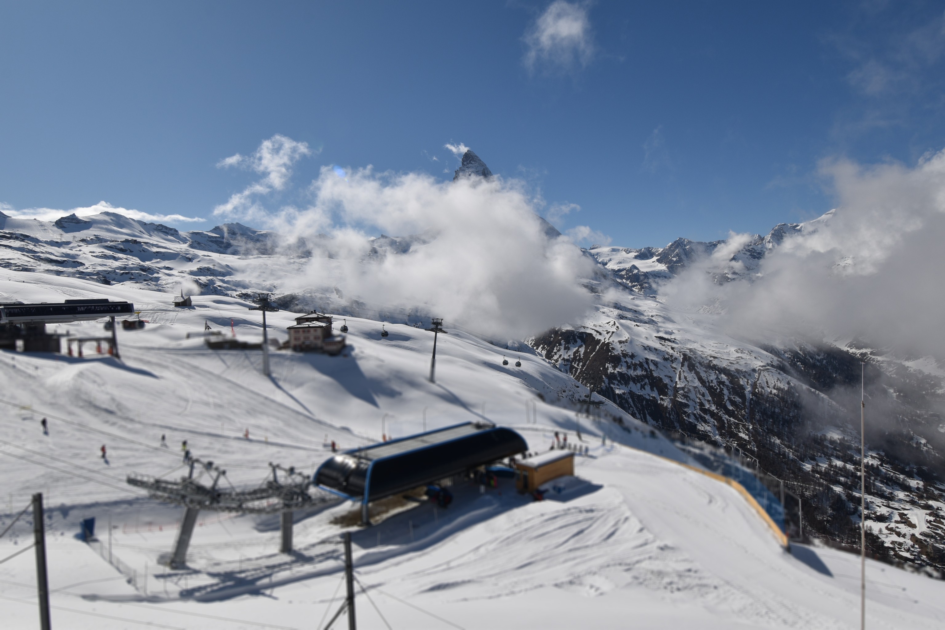 Archiv Foto Webcam Riffelberg Panorama Zermatt