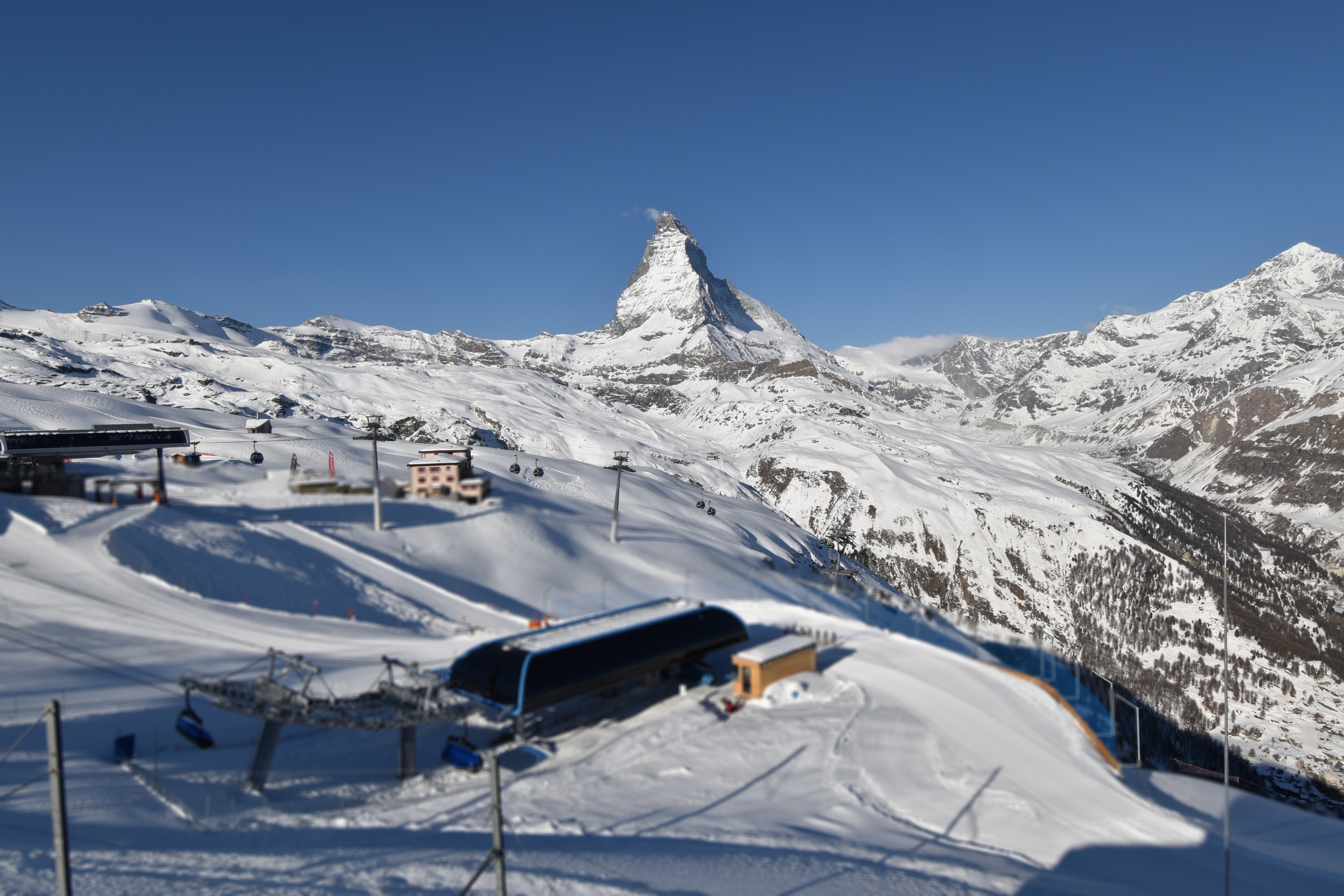 Archiv Foto Webcam Riffelberg Panorama Zermatt