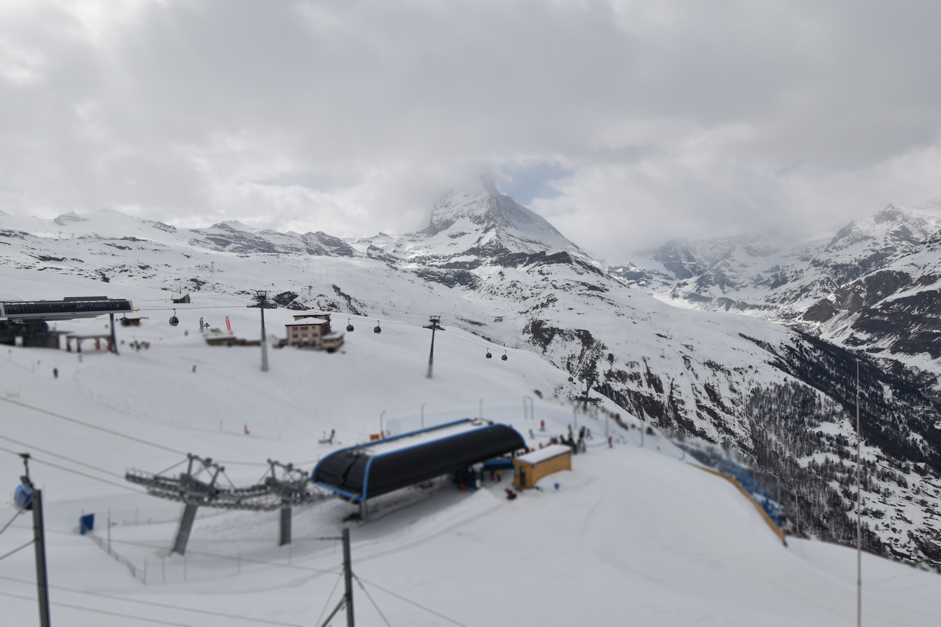 Archiv Foto Webcam Riffelberg Panorama Zermatt