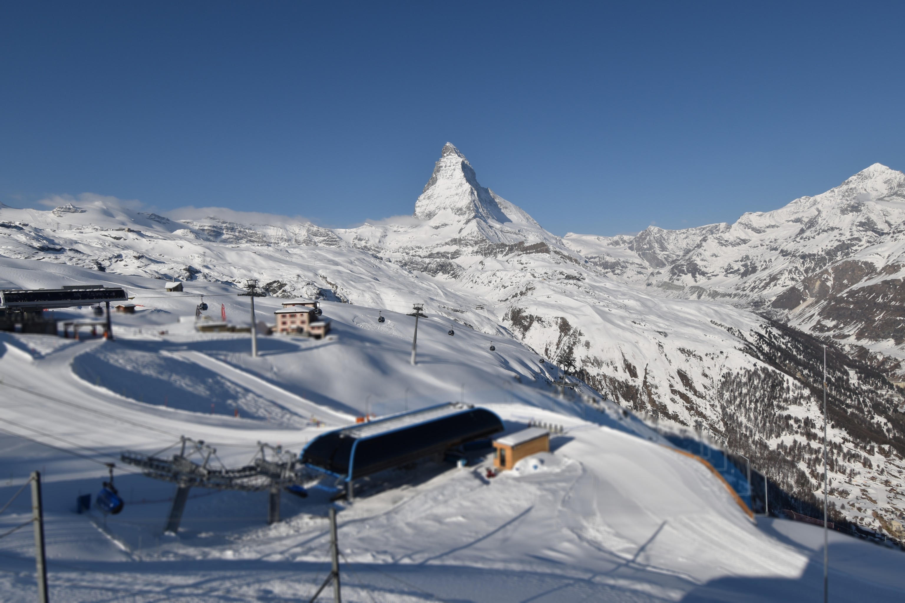 Archived image Webcam Riffelberg Panorama Zermatt