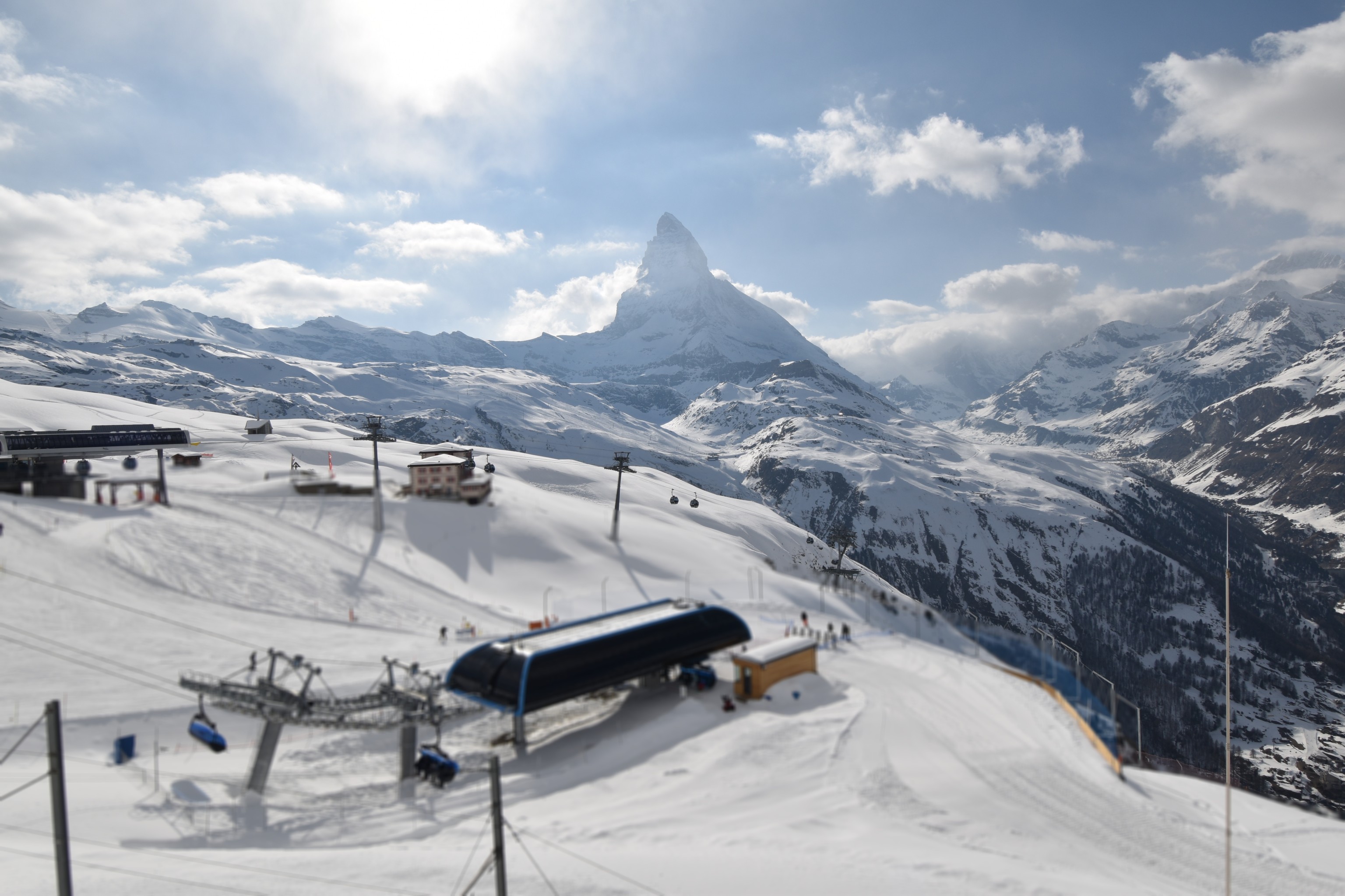 Archived image Webcam Riffelberg Panorama Zermatt