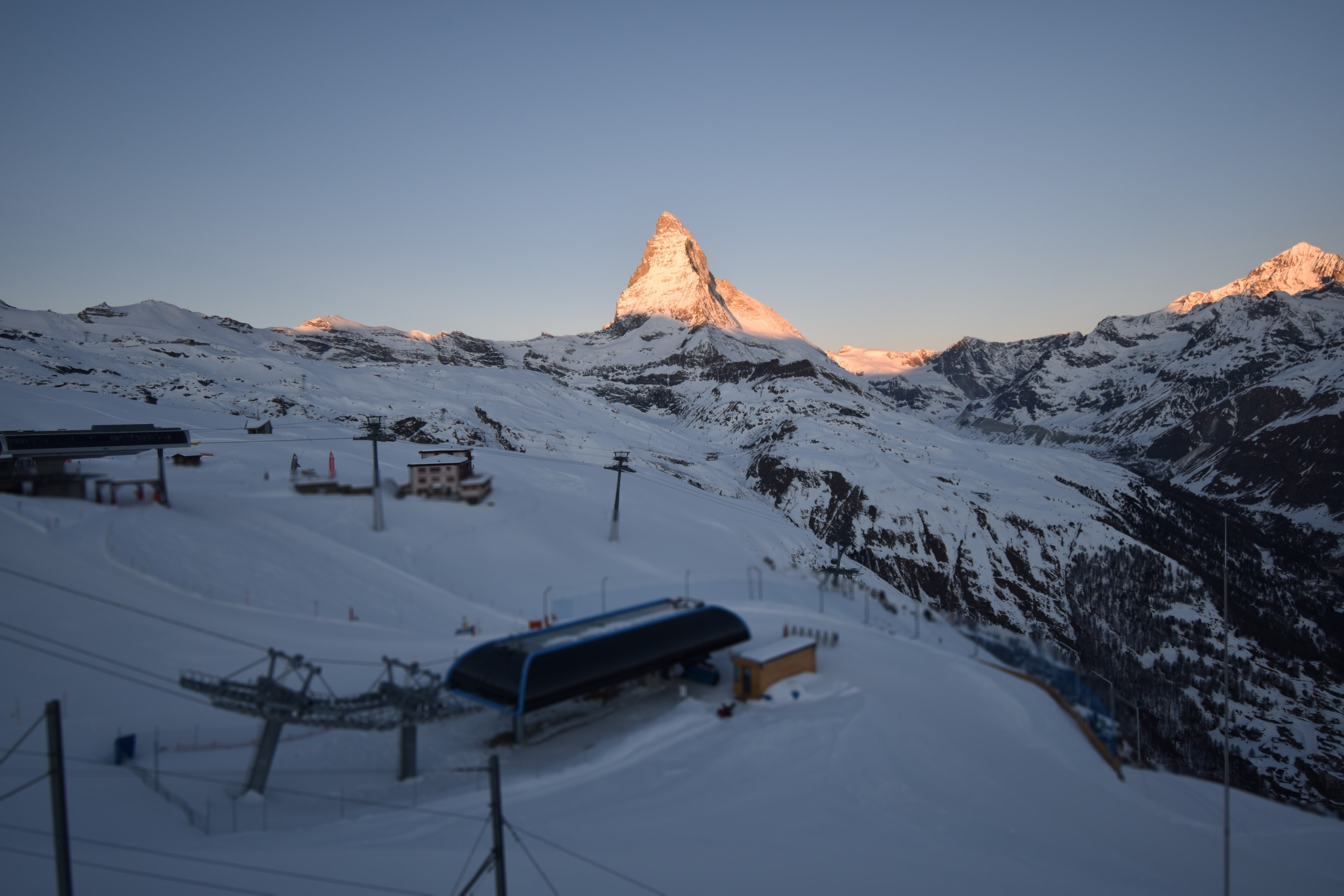 Archiv Foto Webcam Riffelberg Panorama Zermatt
