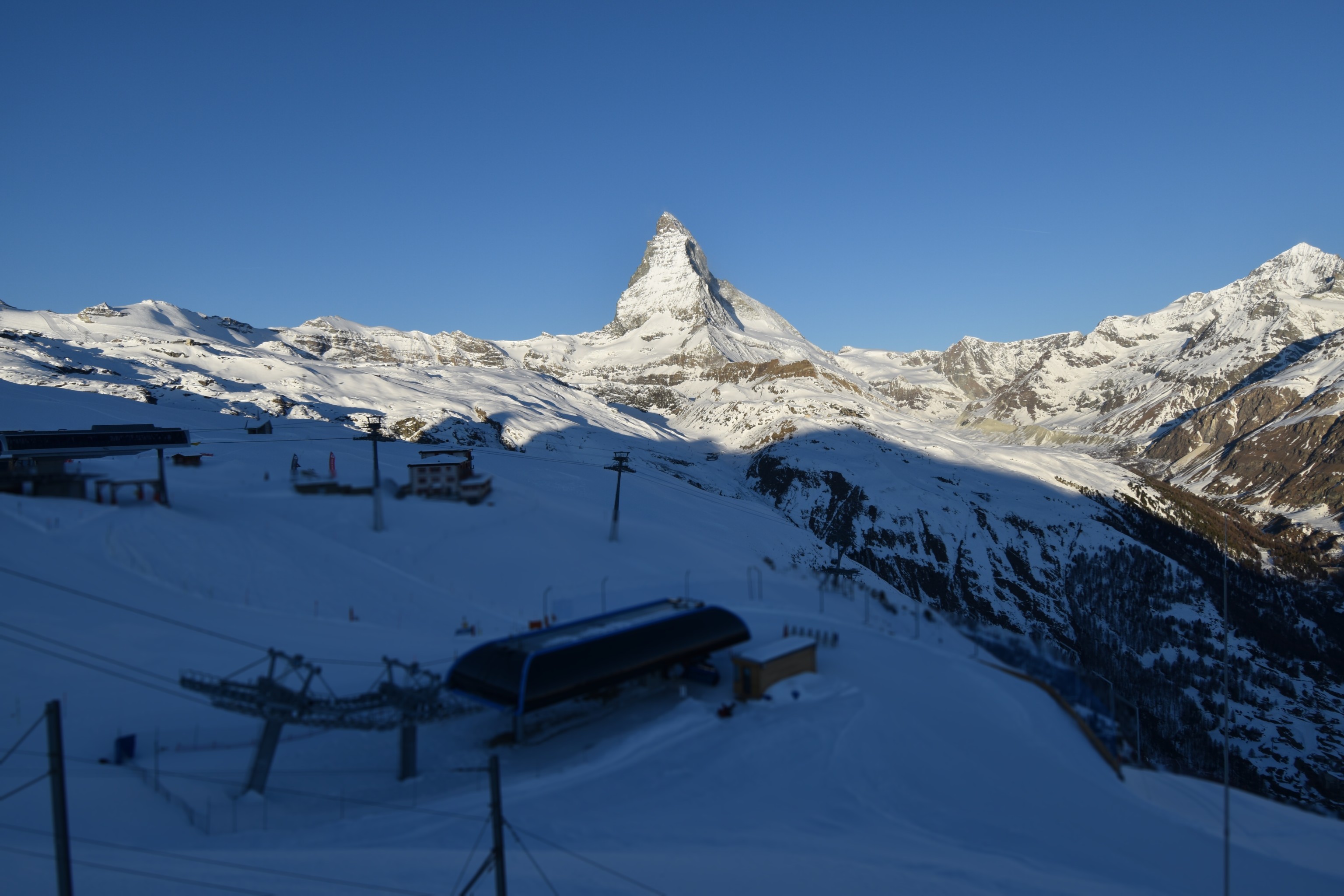 Archiv Foto Webcam Riffelberg Panorama Zermatt