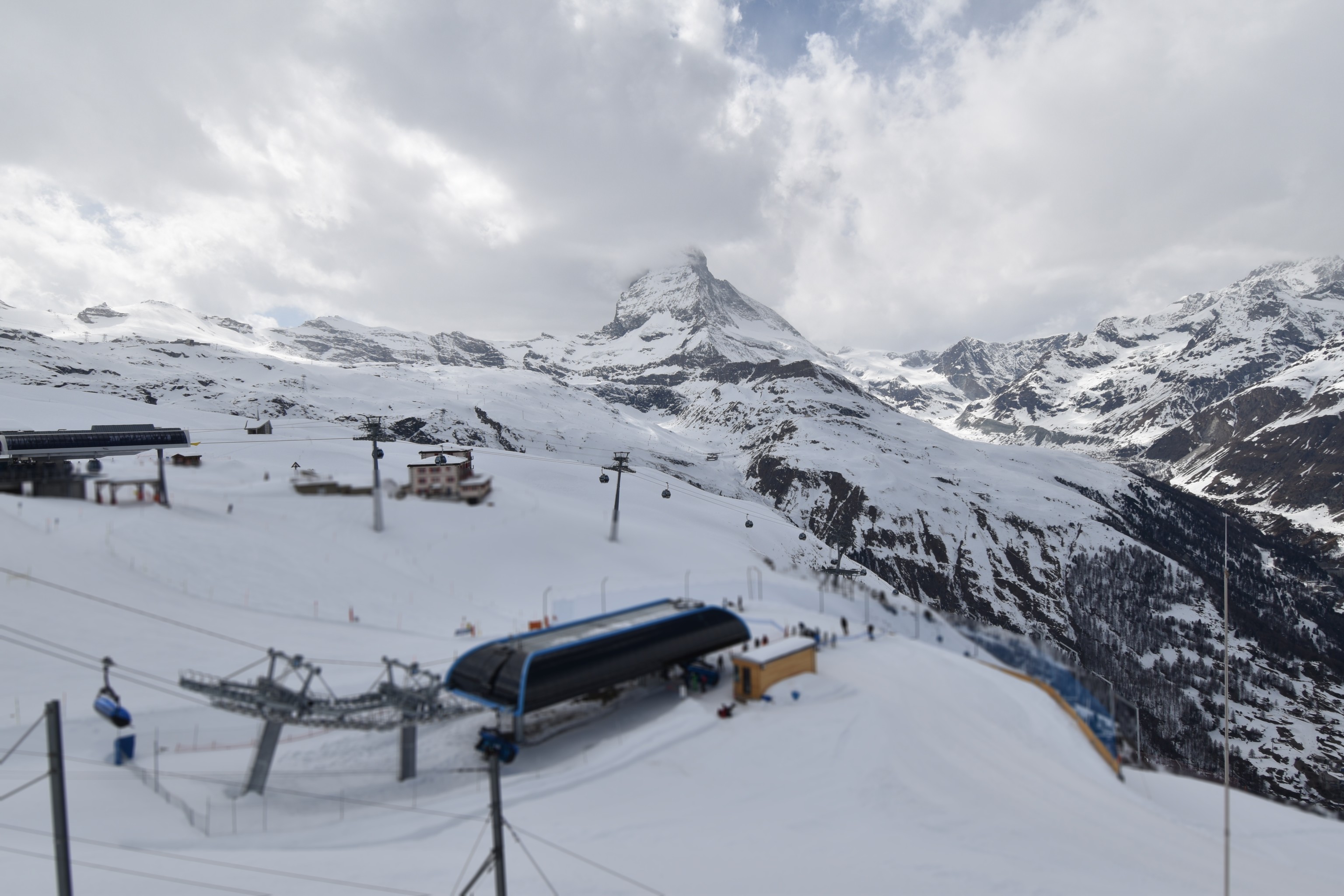 Archiv Foto Webcam Riffelberg Panorama Zermatt