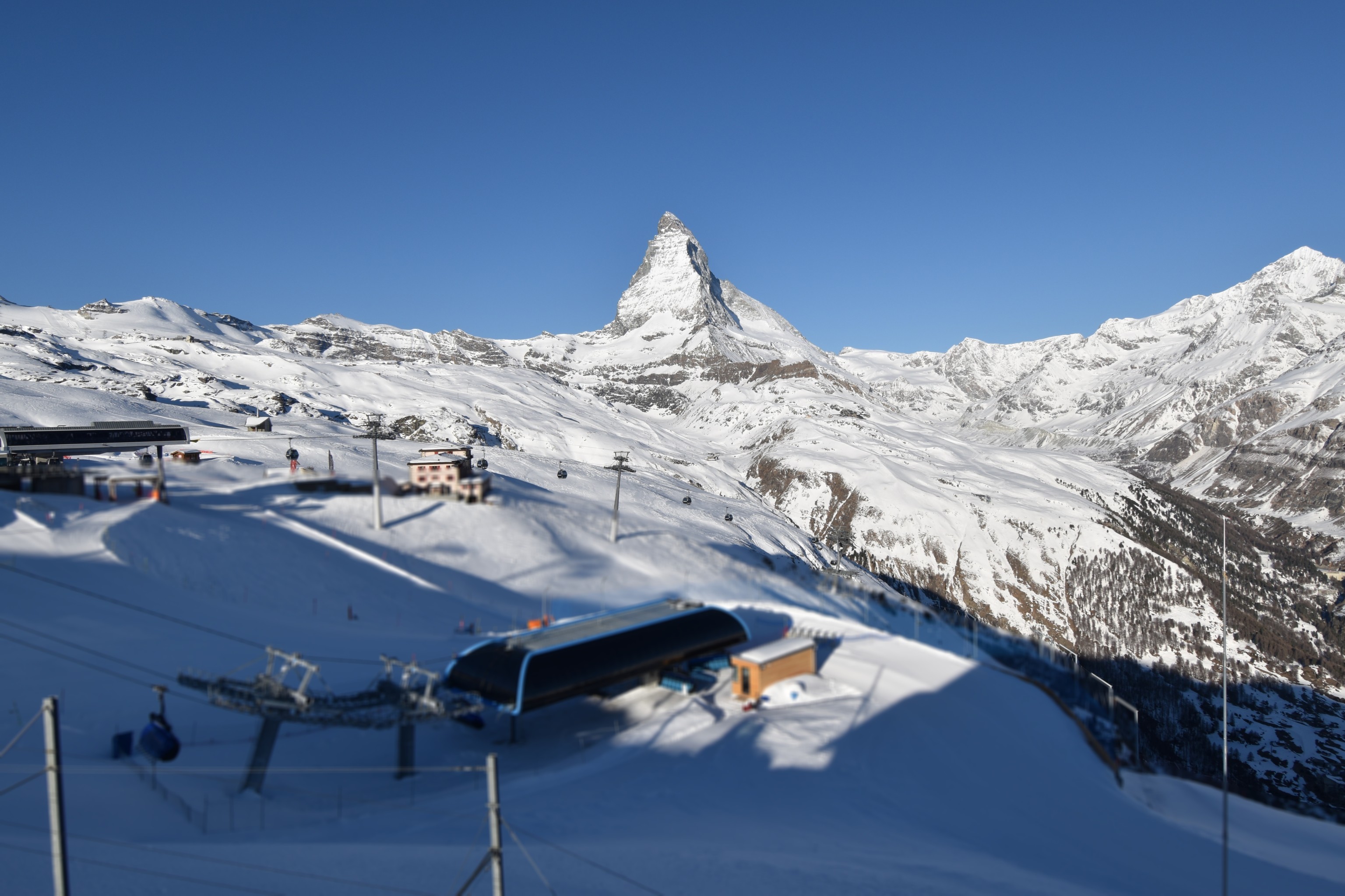 Archiv Foto Webcam Riffelberg Panorama Zermatt