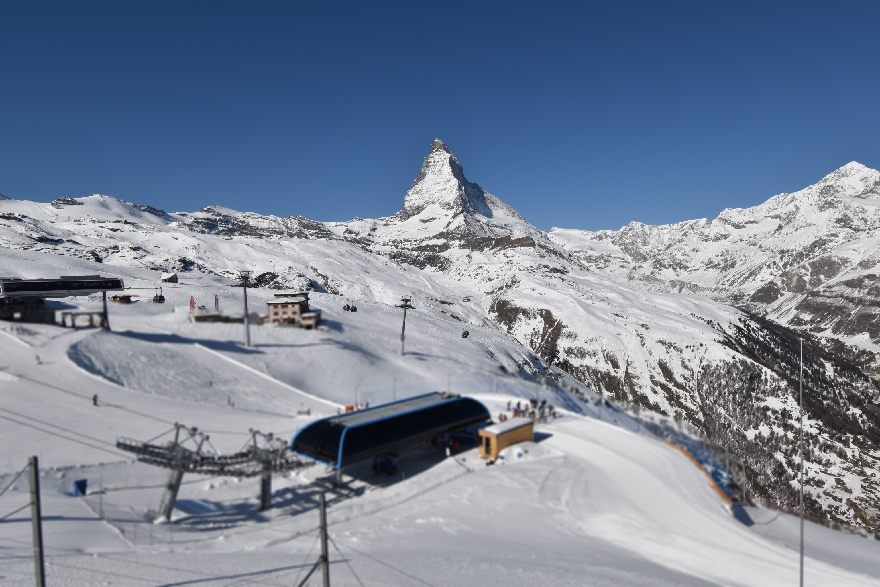 Archiv Foto Webcam Riffelberg Panorama Zermatt