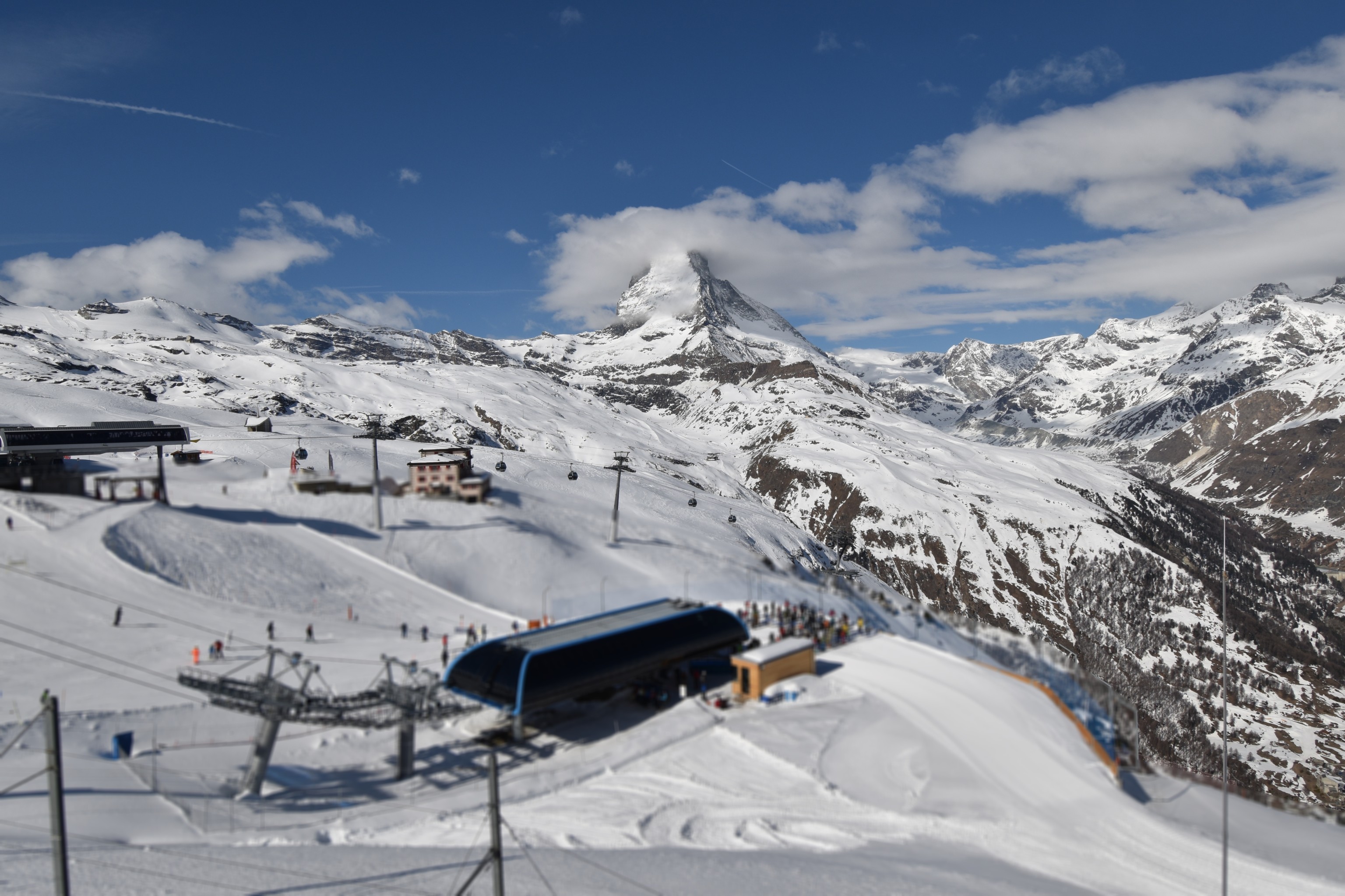 Archiv Foto Webcam Riffelberg Panorama Zermatt