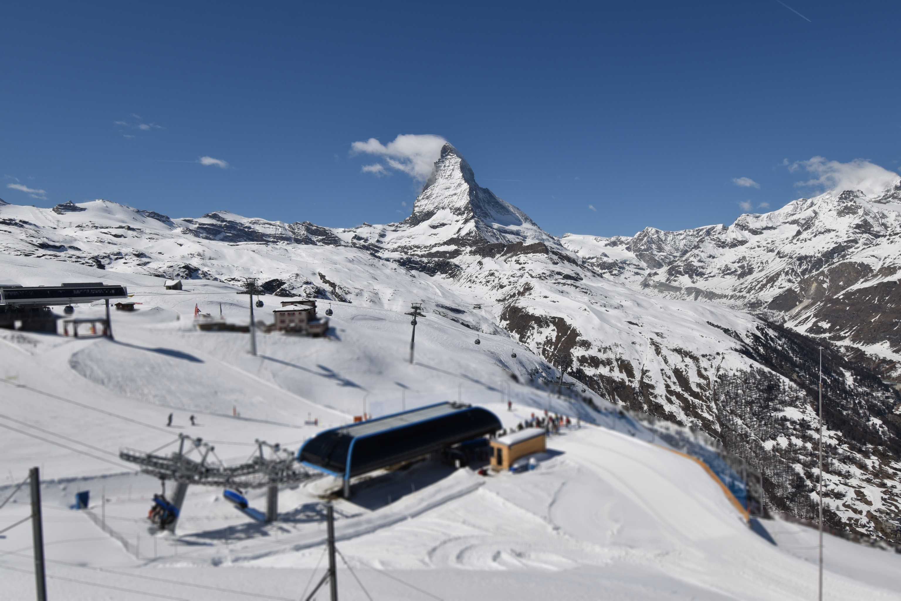 Archiv Foto Webcam Riffelberg Panorama Zermatt
