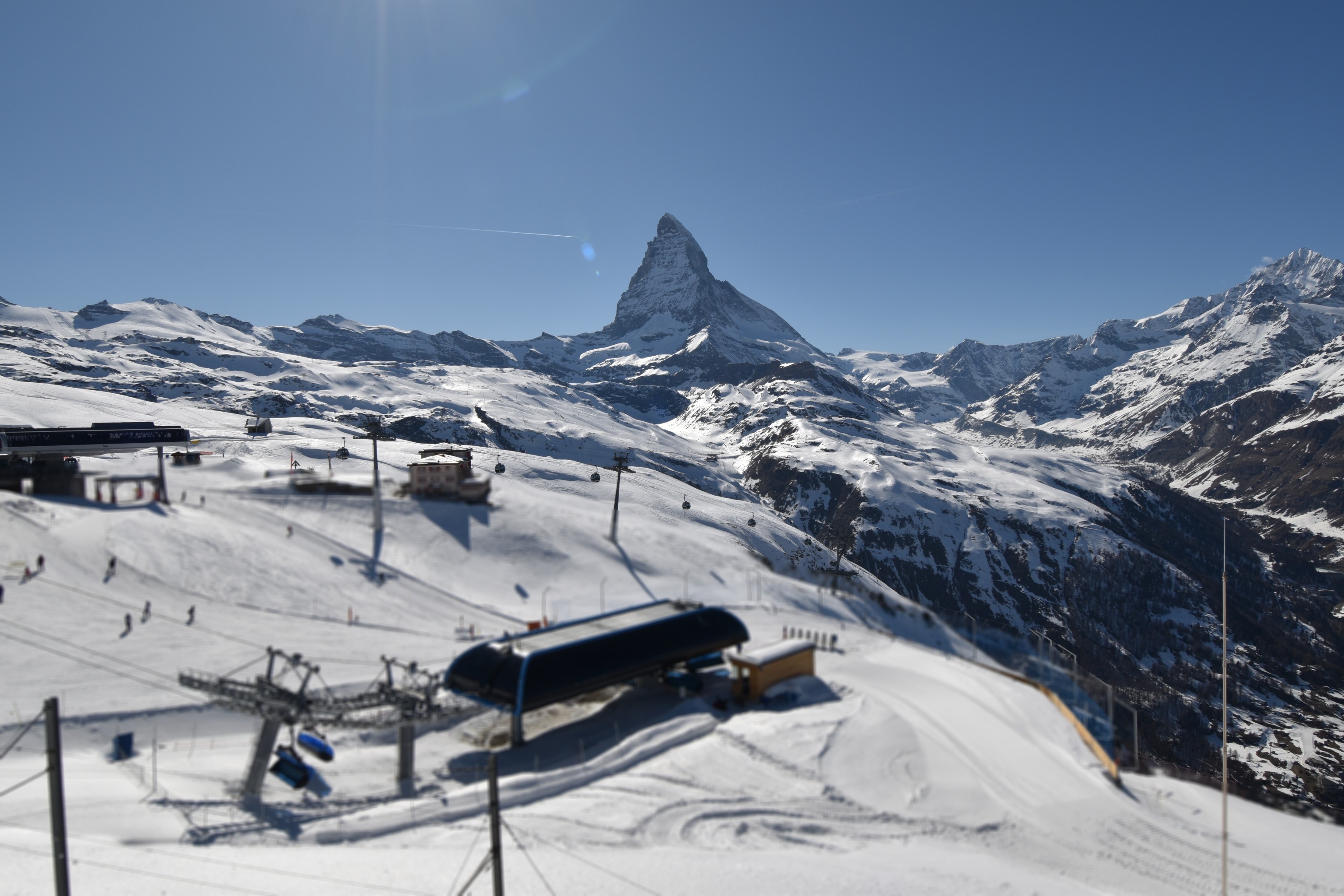 Archiv Foto Webcam Riffelberg Panorama Zermatt