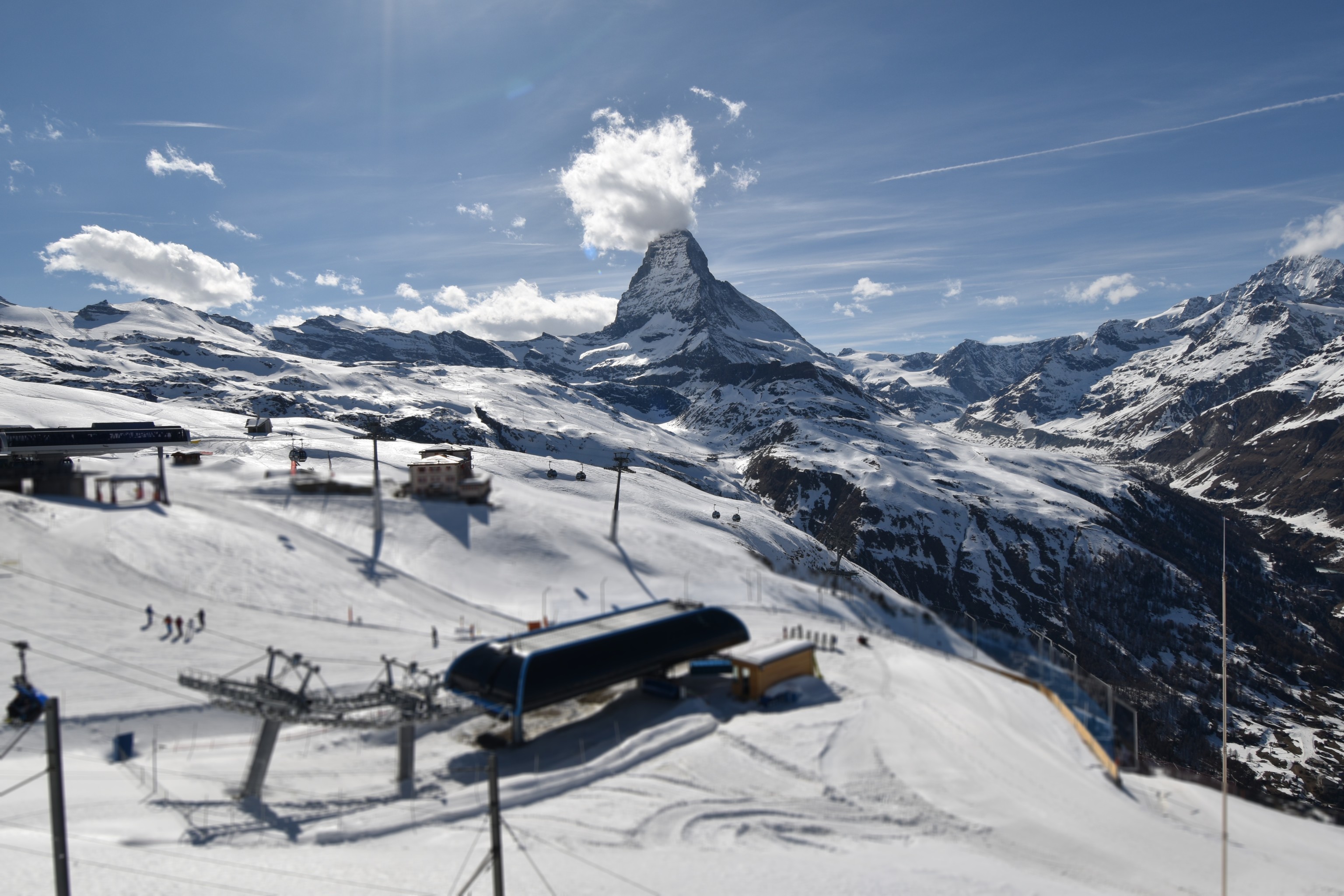 Archived image Webcam Riffelberg Panorama Zermatt