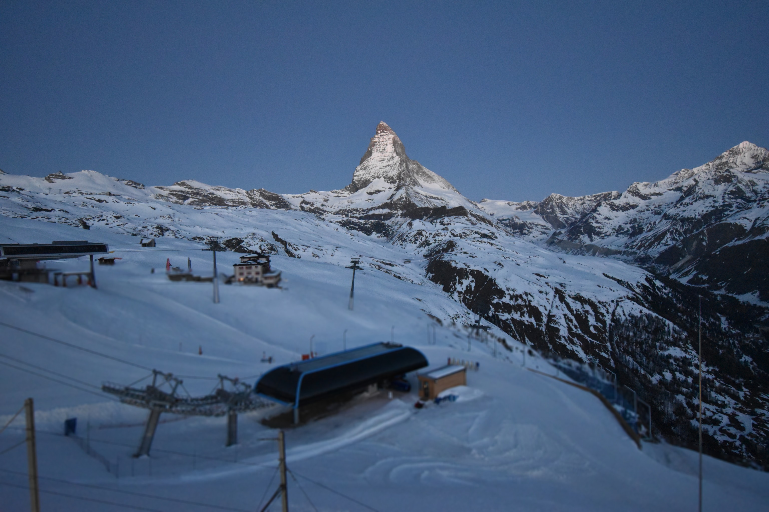 Archived image Webcam Riffelberg Panorama Zermatt