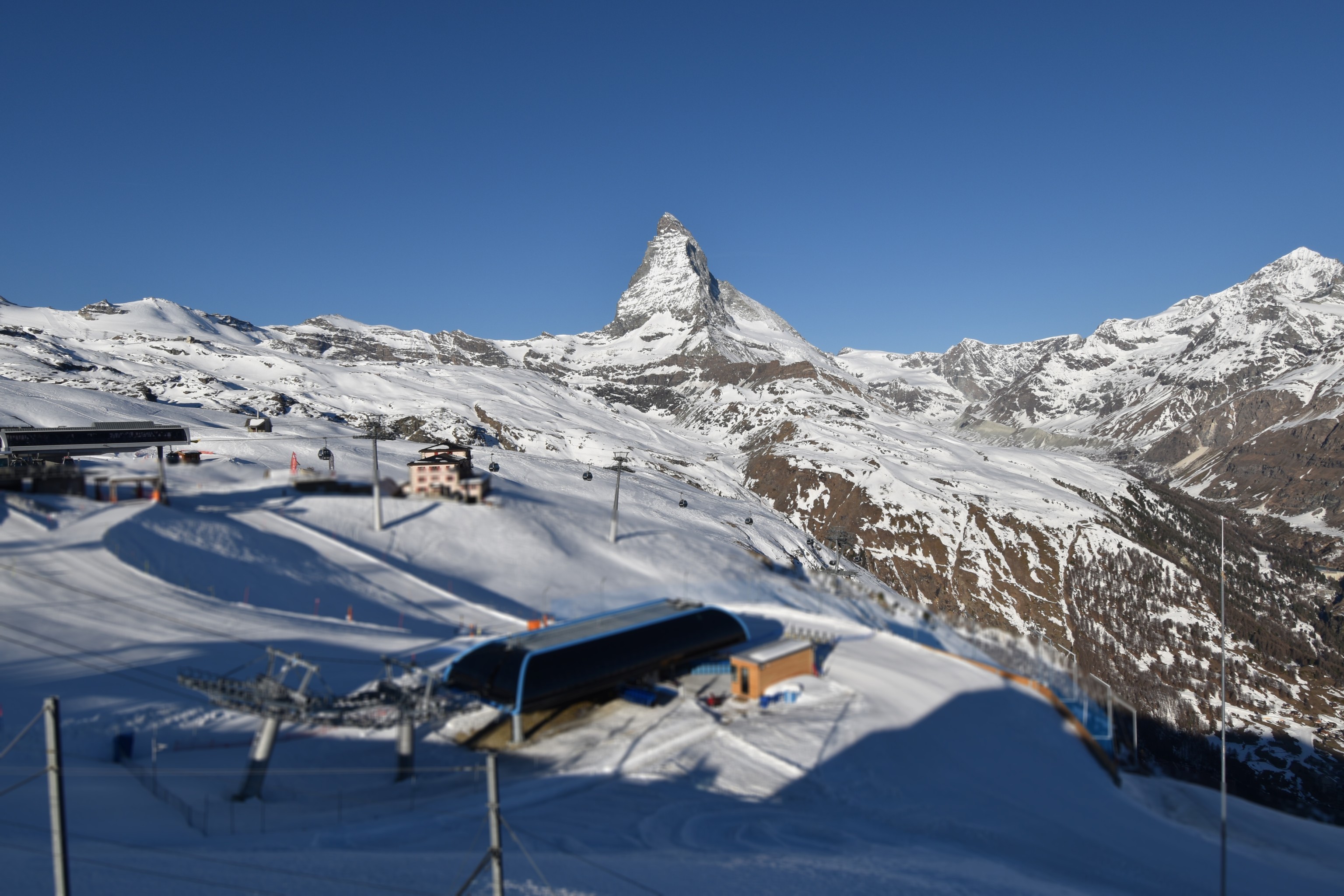Archiv Foto Webcam Riffelberg Panorama Zermatt