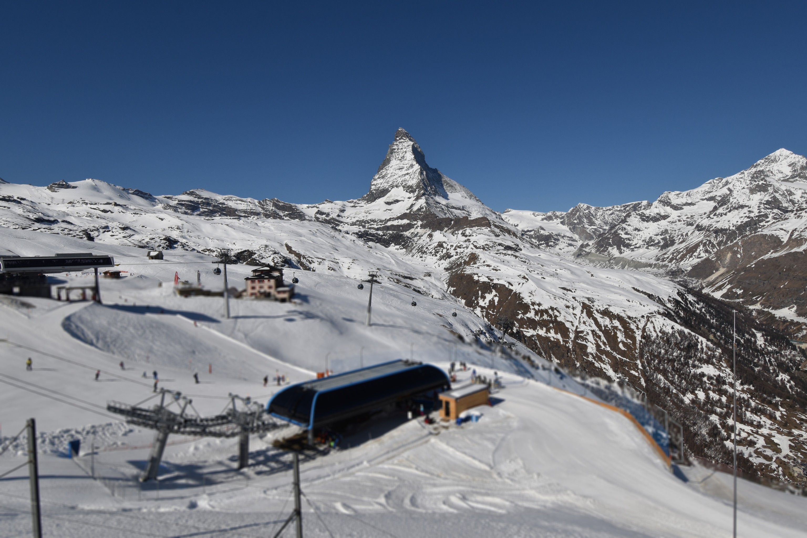 Archiv Foto Webcam Riffelberg Panorama Zermatt