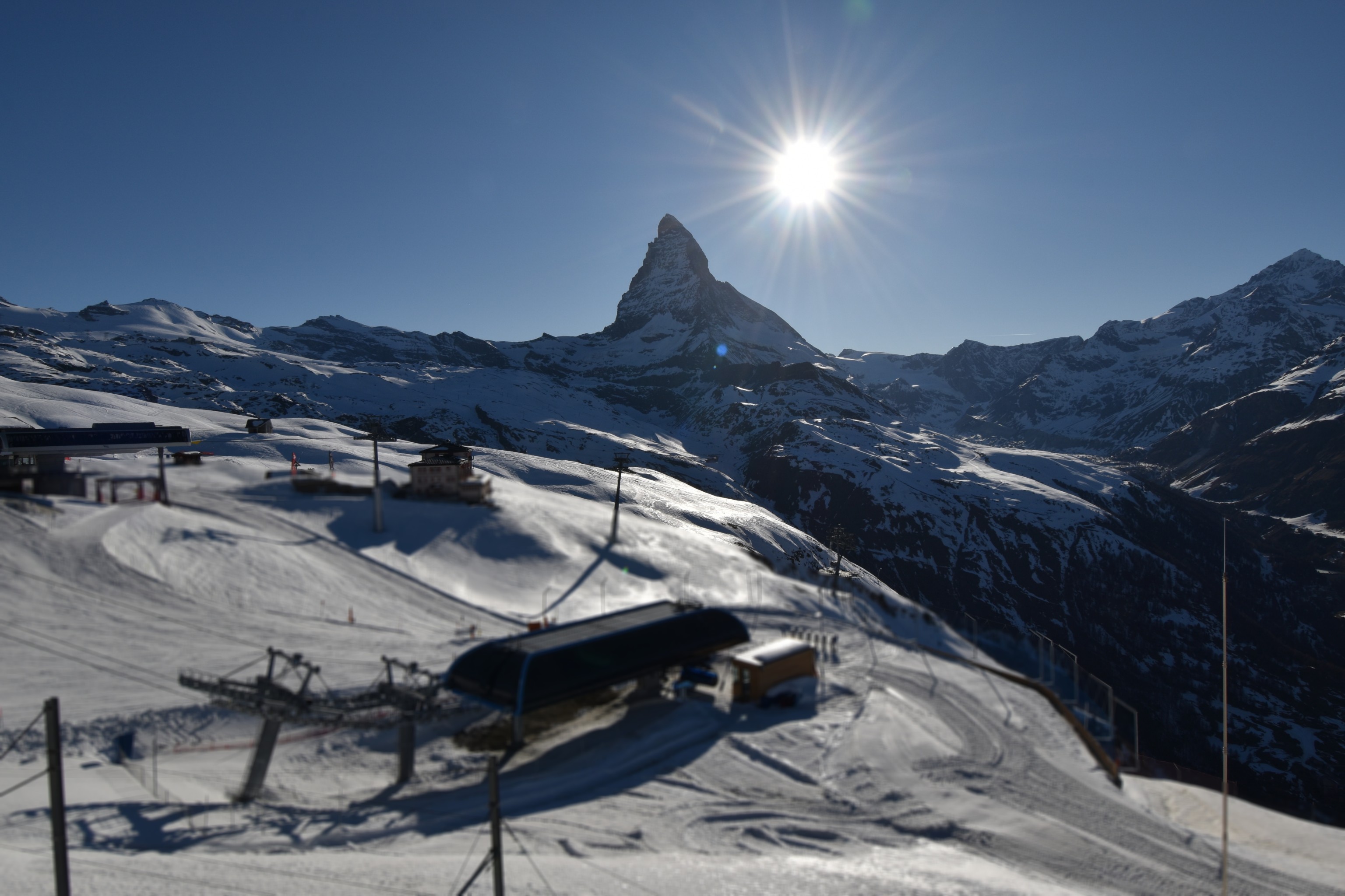 Archiv Foto Webcam Riffelberg Panorama Zermatt