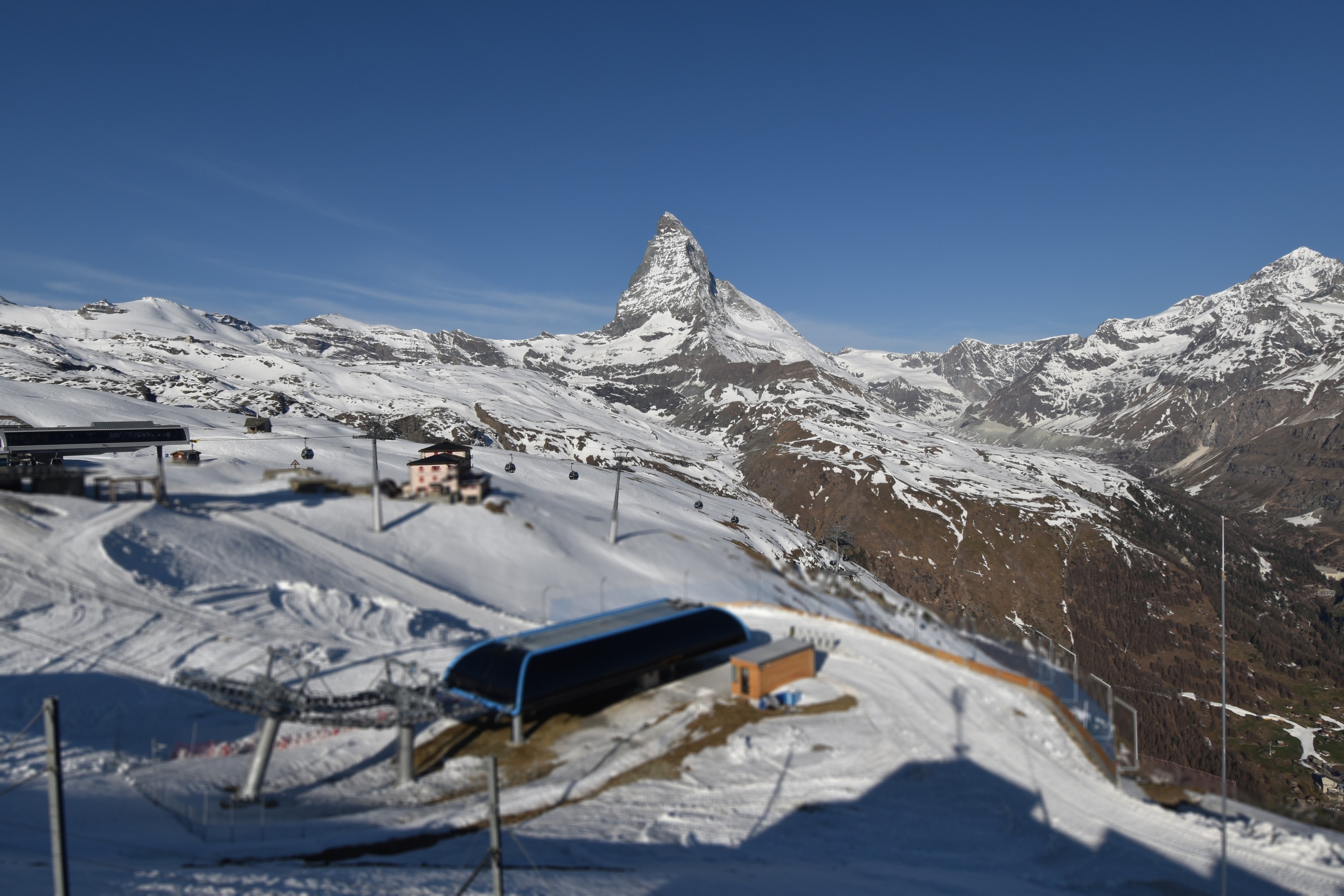 Archiv Foto Webcam Riffelberg Panorama Zermatt
