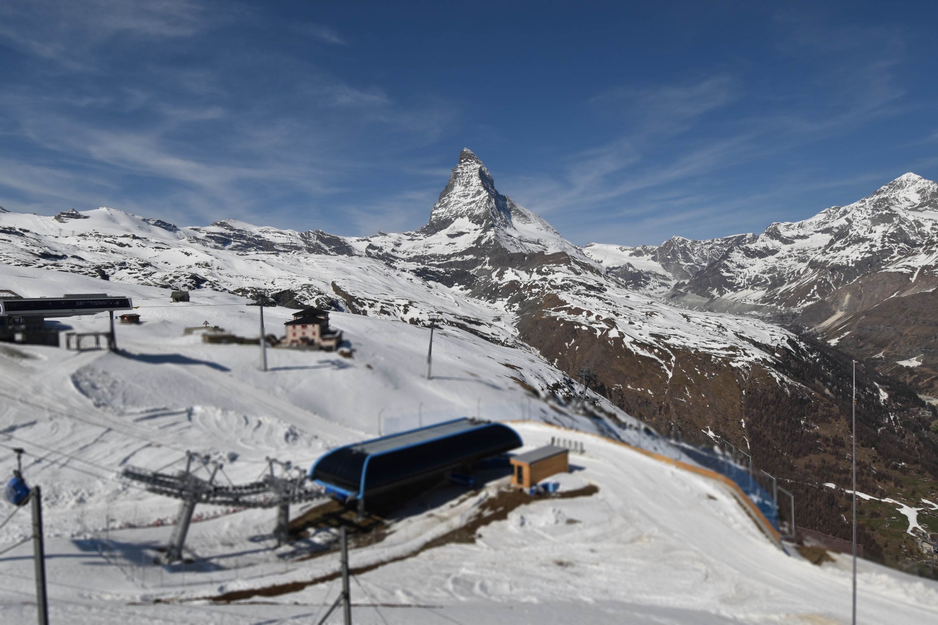 Archiv Foto Webcam Riffelberg Panorama Zermatt