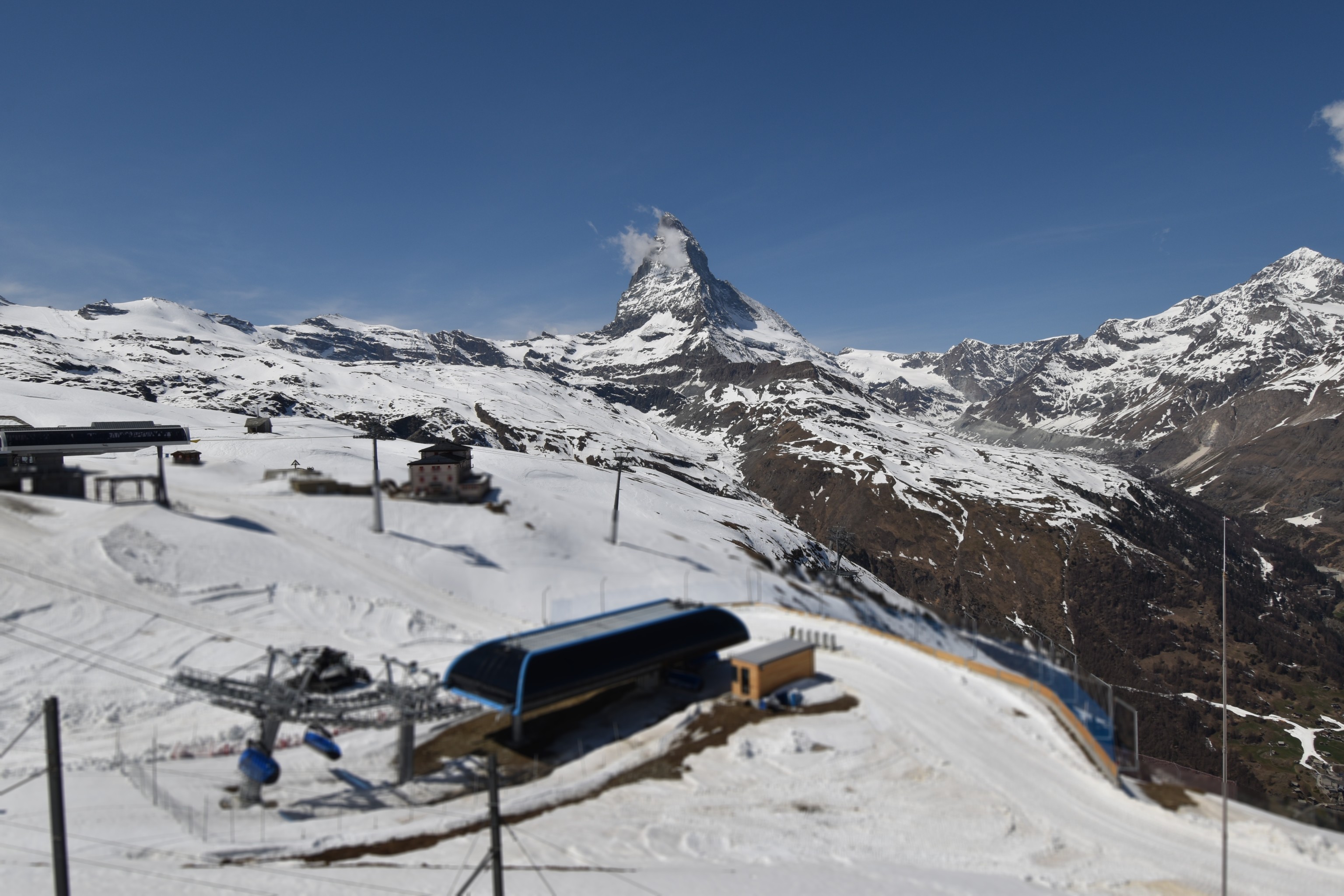 Archiv Foto Webcam Riffelberg Panorama Zermatt
