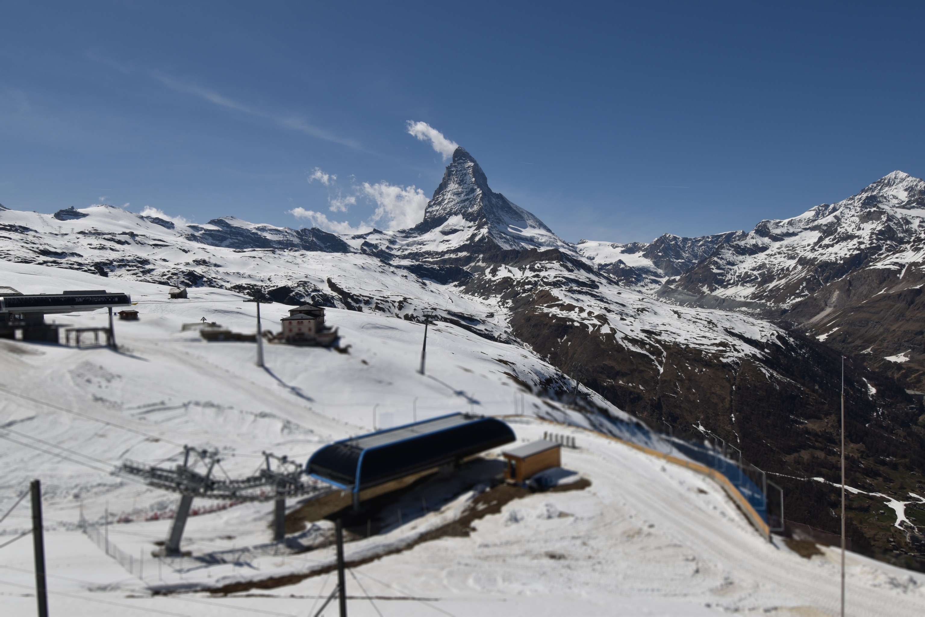 Archiv Foto Webcam Riffelberg Panorama Zermatt