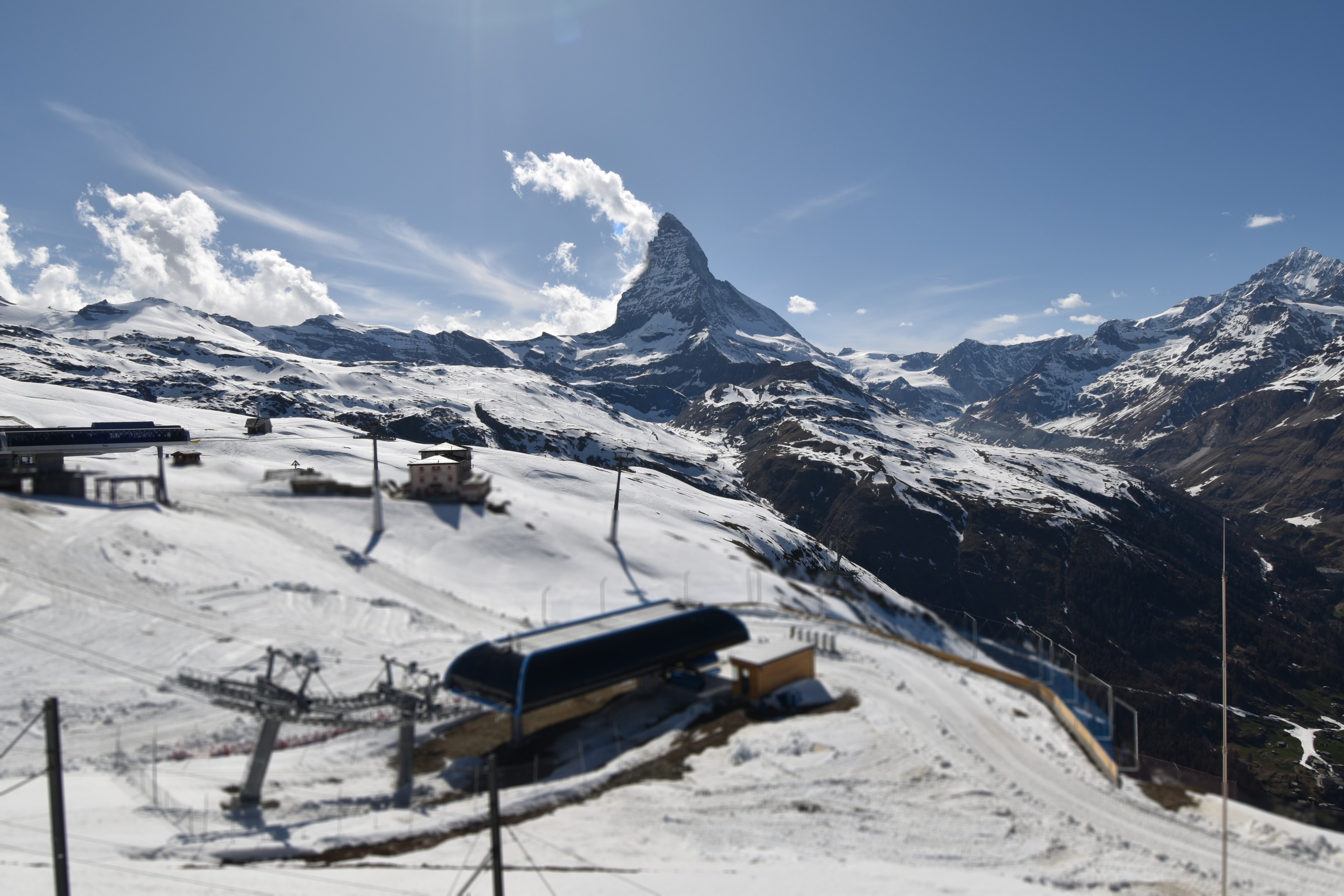 Archiv Foto Webcam Riffelberg Panorama Zermatt