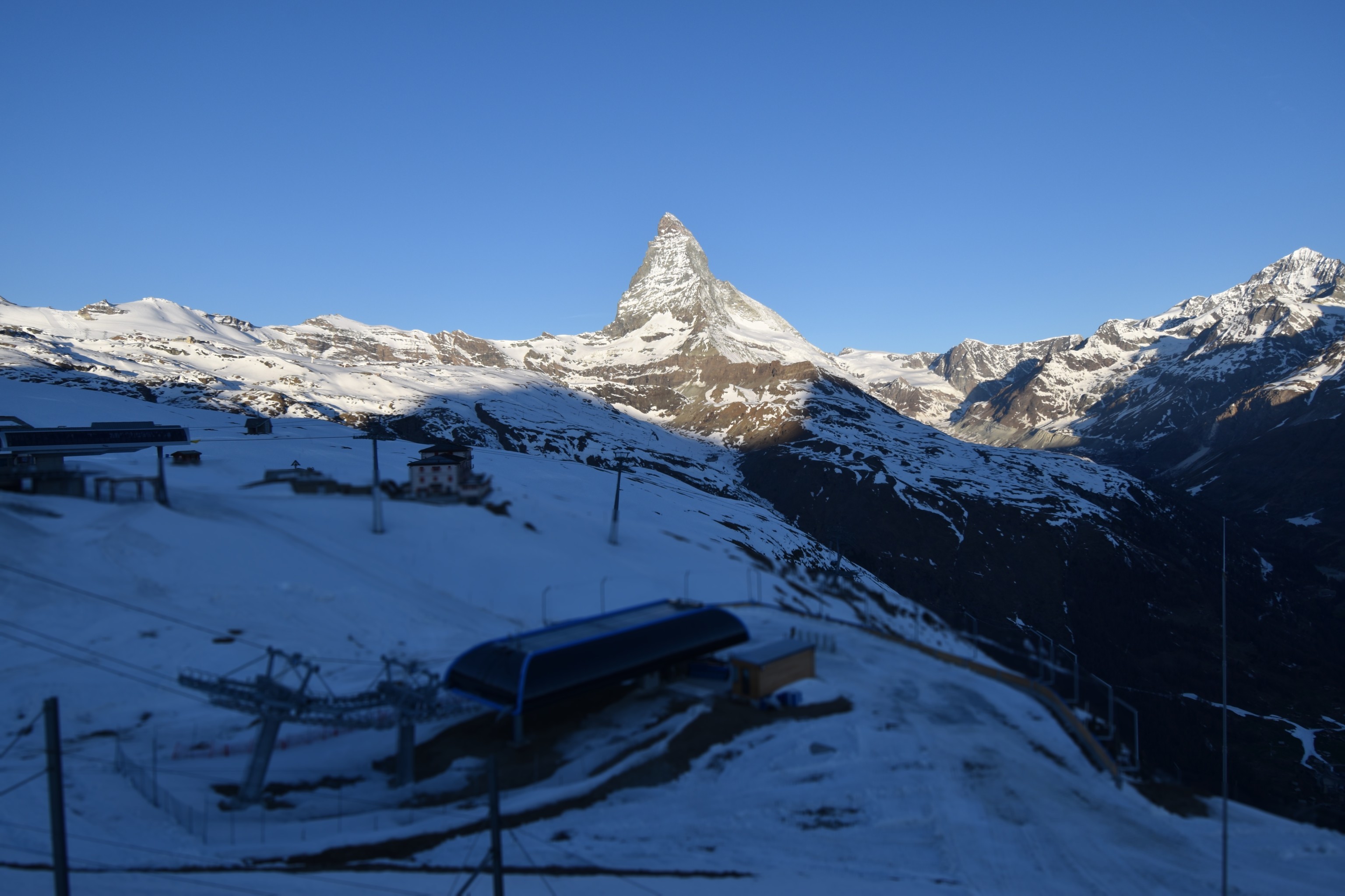 Archiv Foto Webcam Riffelberg Panorama Zermatt