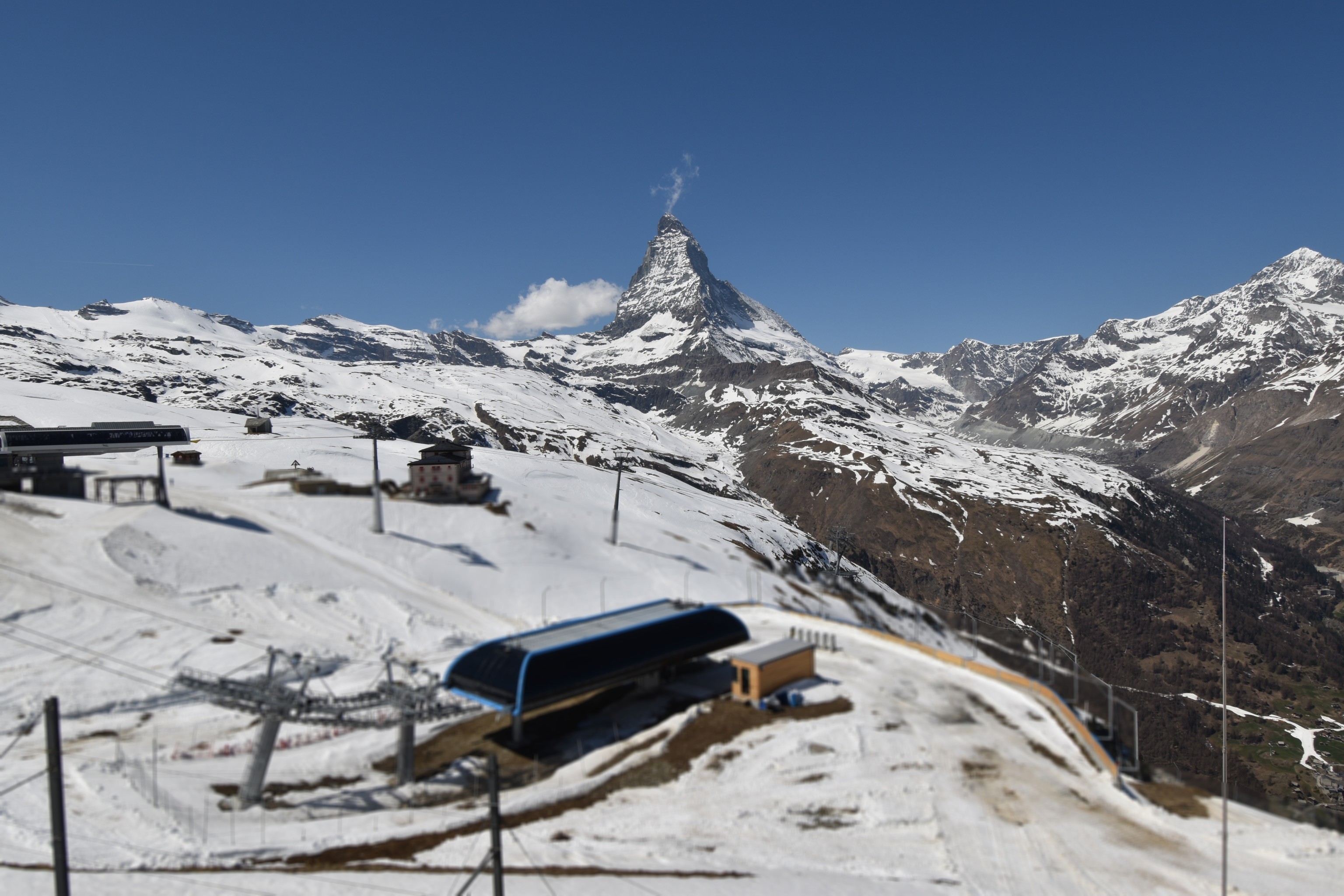 Archiv Foto Webcam Riffelberg Panorama Zermatt