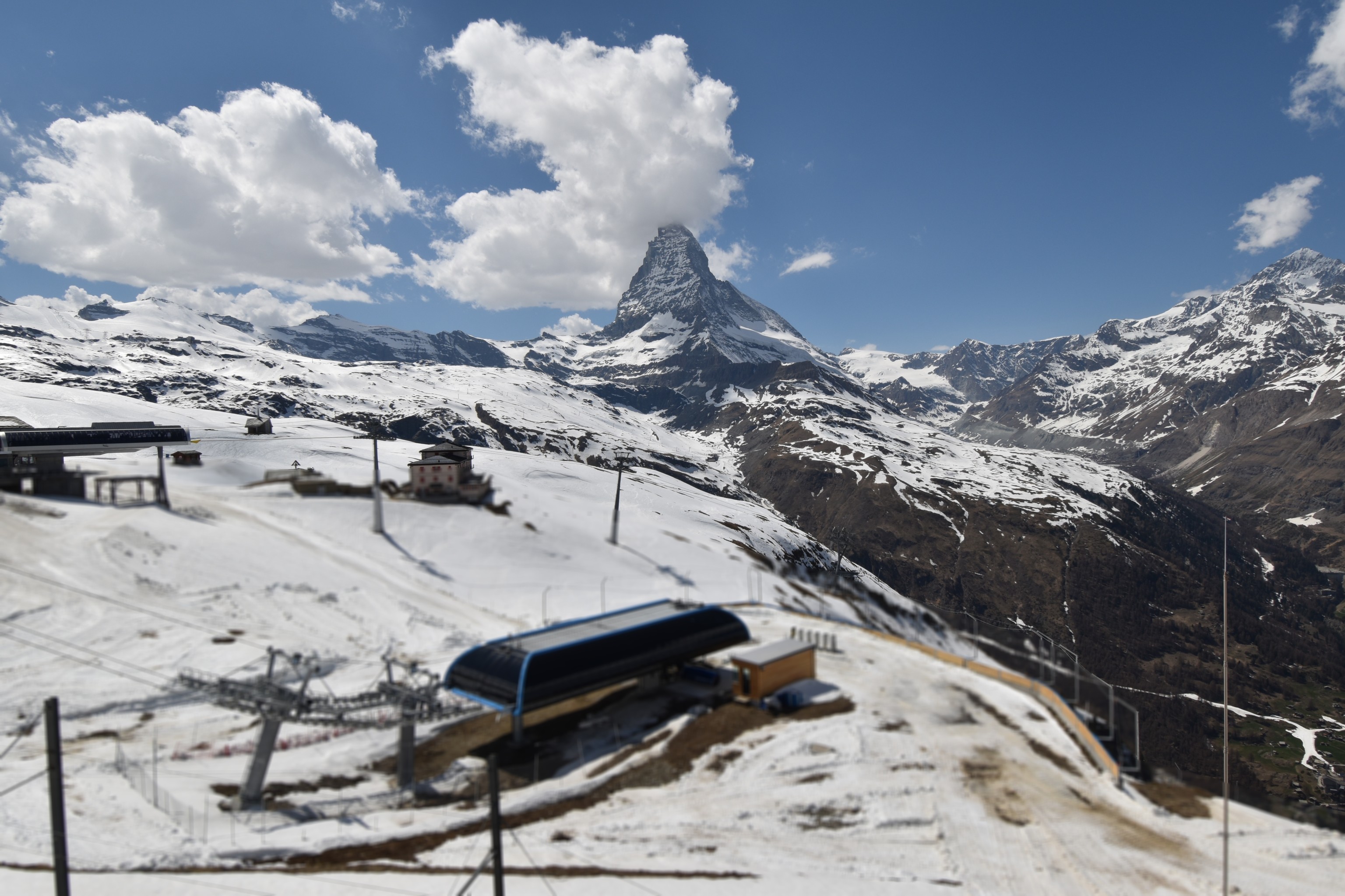 Archiv Foto Webcam Riffelberg Panorama Zermatt