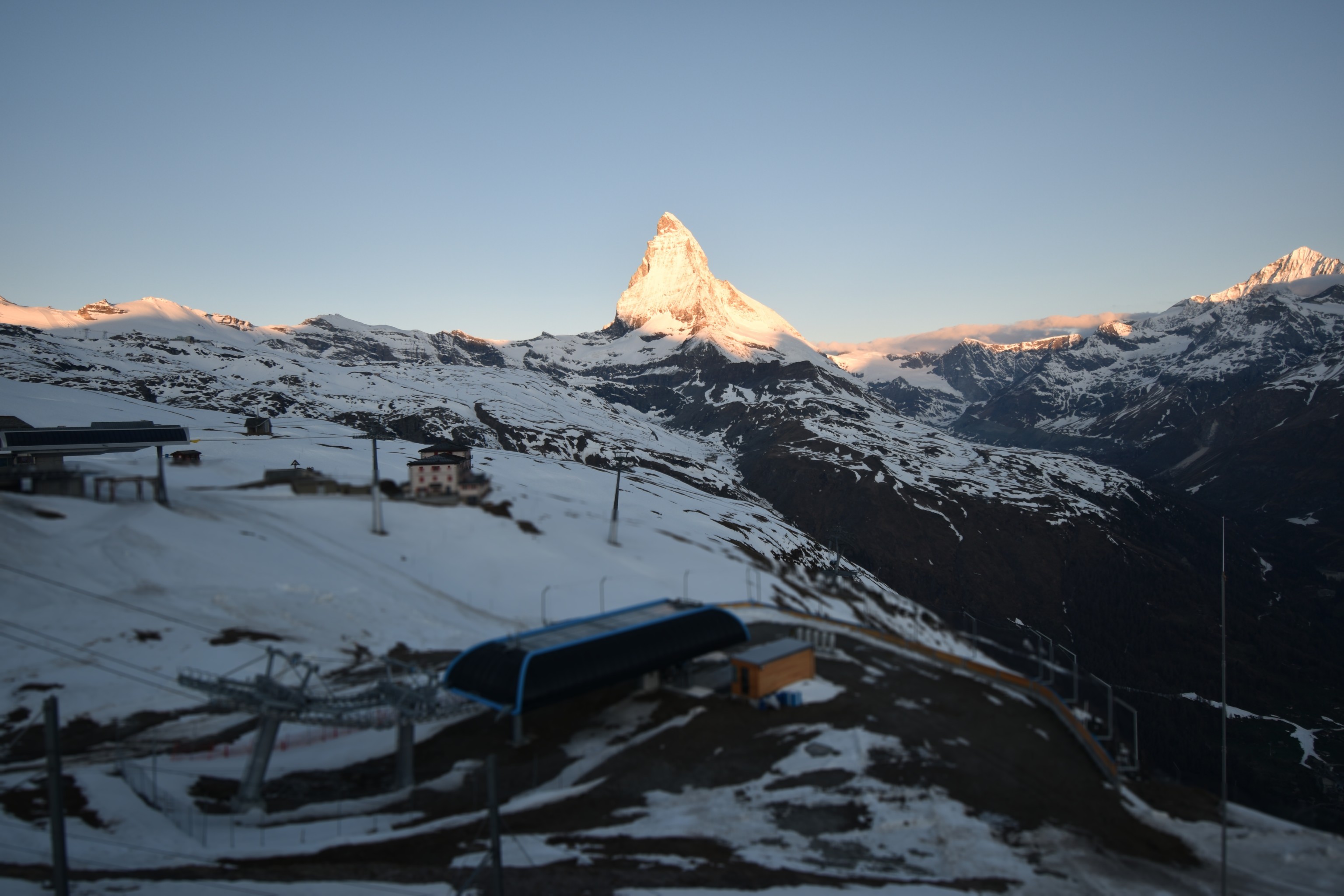 Archiv Foto Webcam Riffelberg Panorama Zermatt