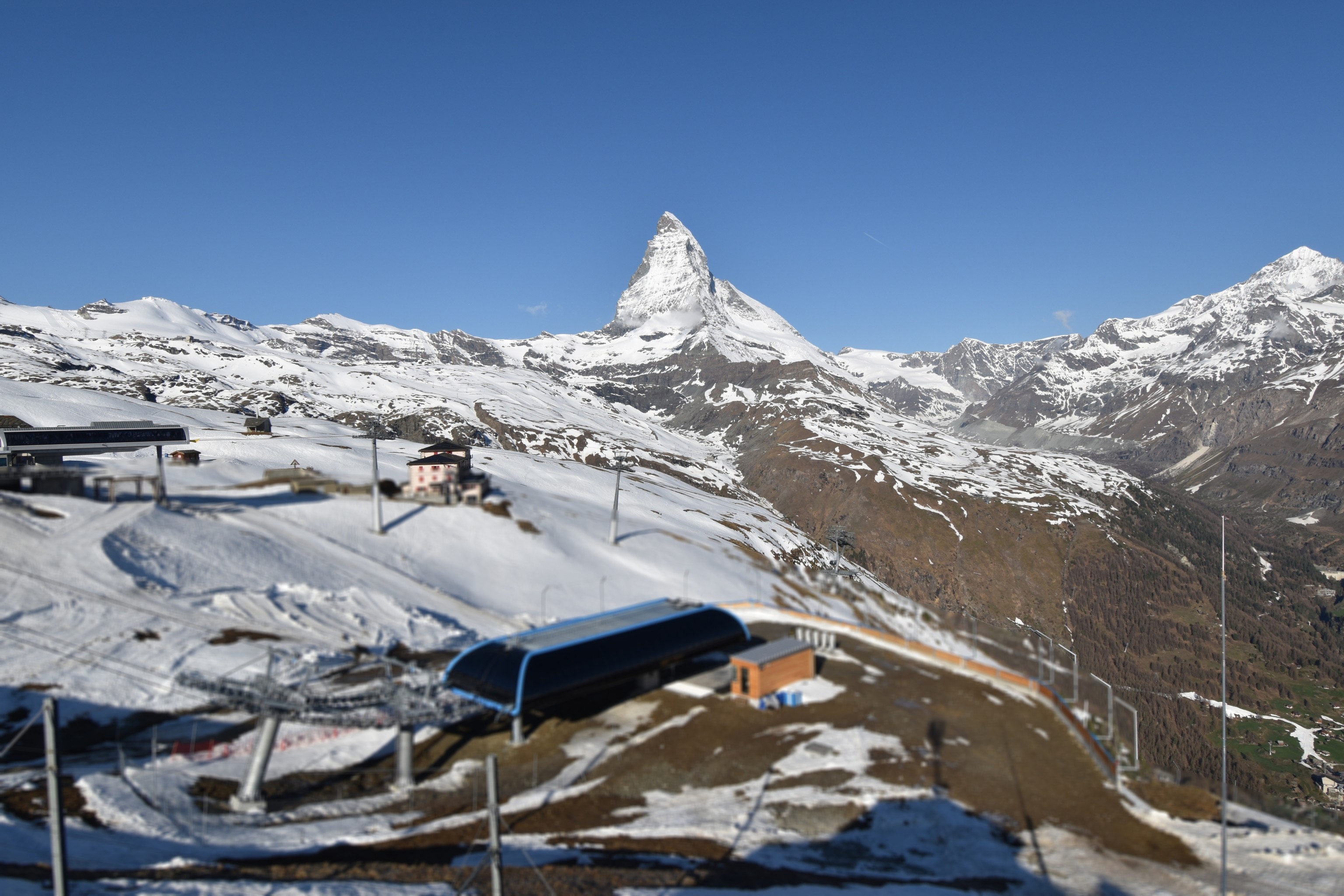 Archiv Foto Webcam Riffelberg Panorama Zermatt