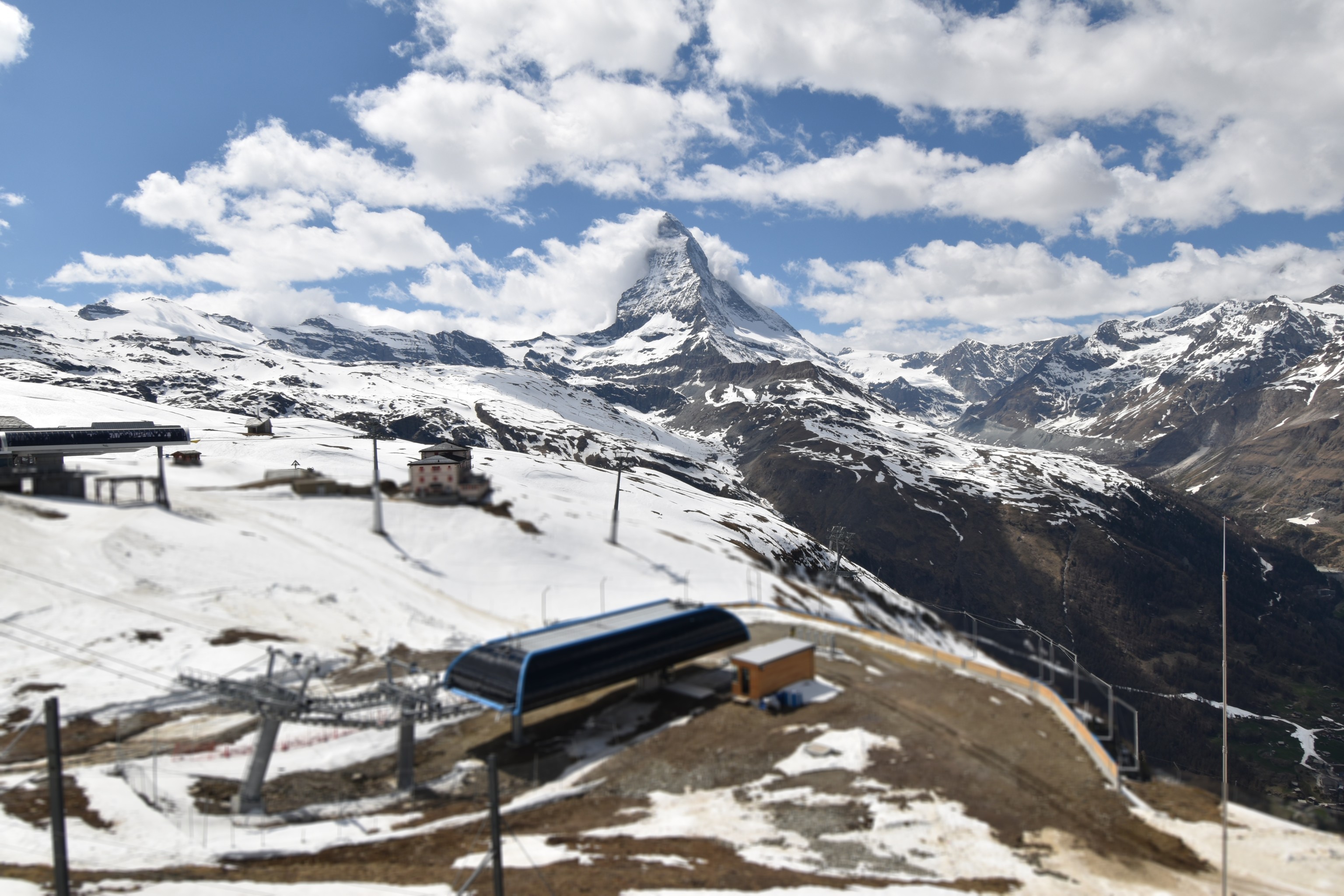 Archiv Foto Webcam Riffelberg Panorama Zermatt