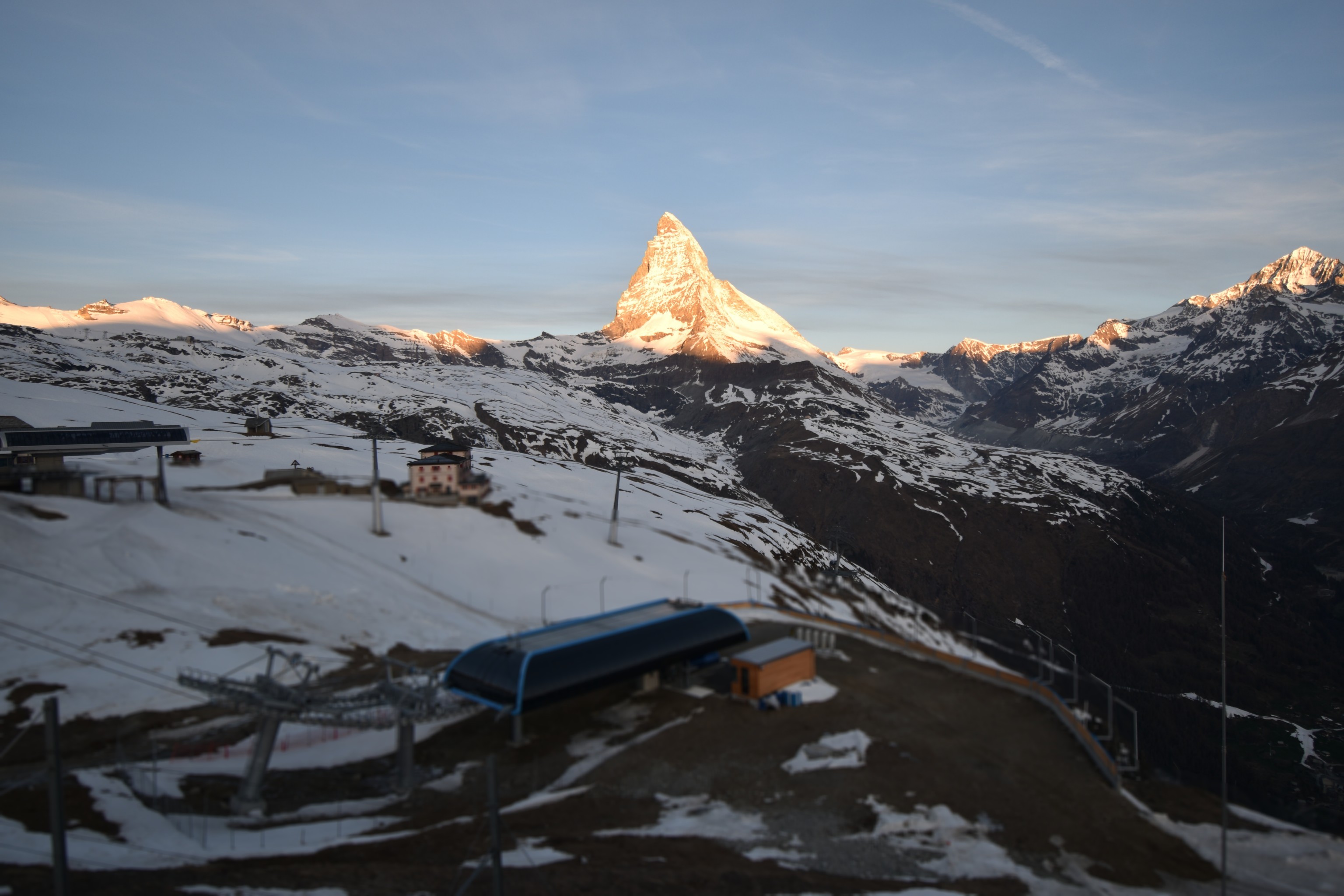 Archived image Webcam Riffelberg Panorama Zermatt