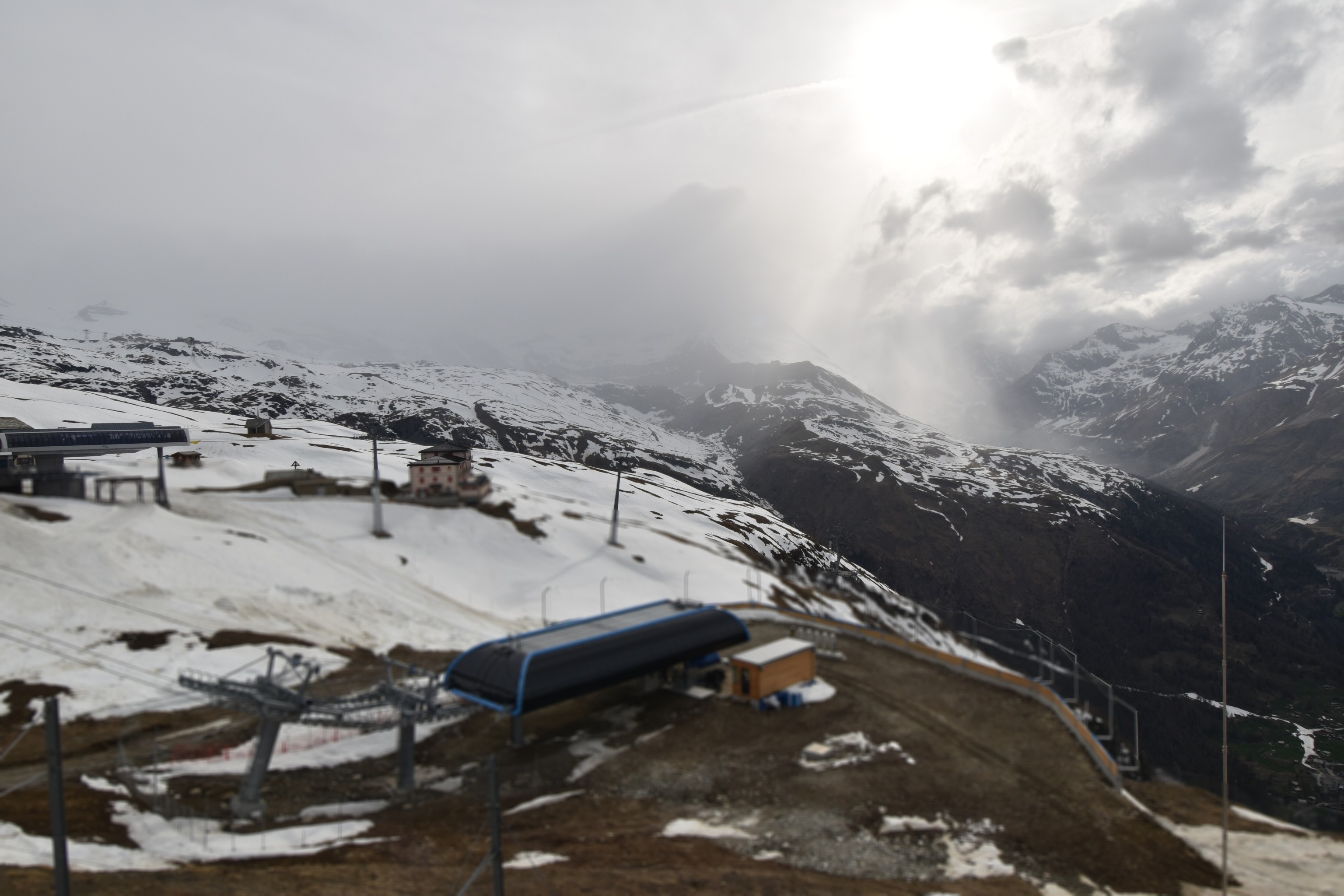 Archiv Foto Webcam Riffelberg Panorama Zermatt