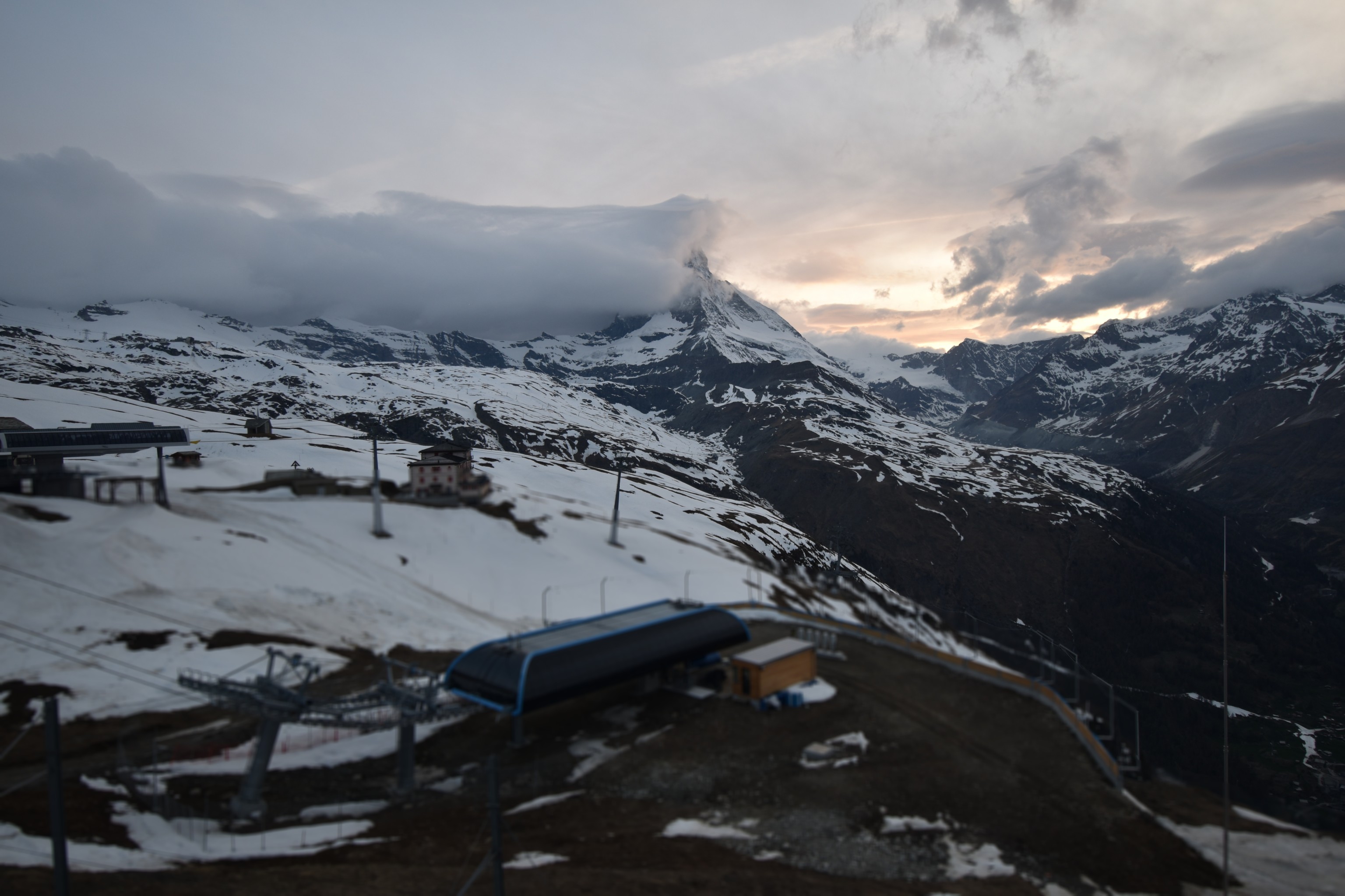 Archiv Foto Webcam Riffelberg Panorama Zermatt