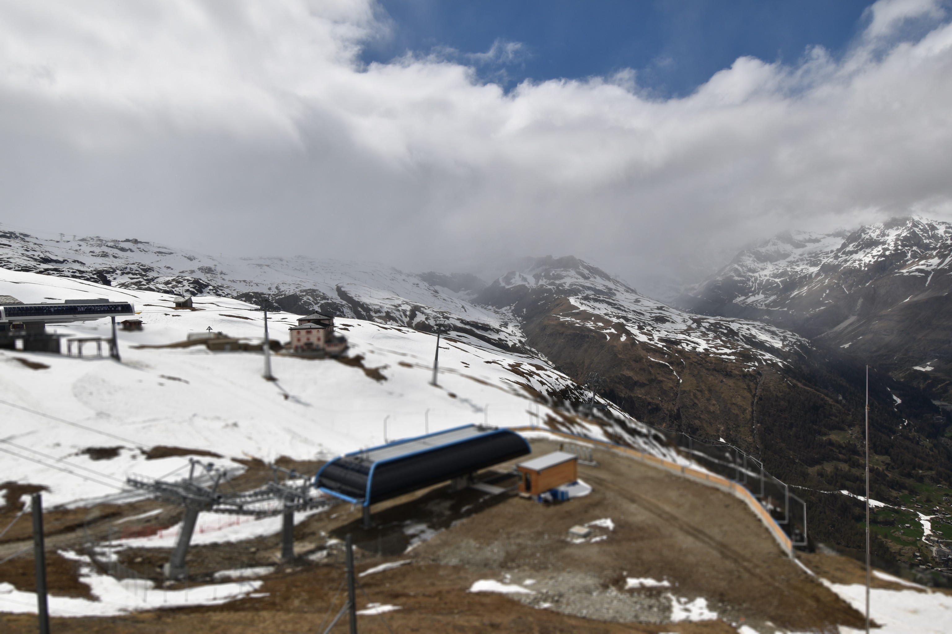 Archiv Foto Webcam Riffelberg Panorama Zermatt