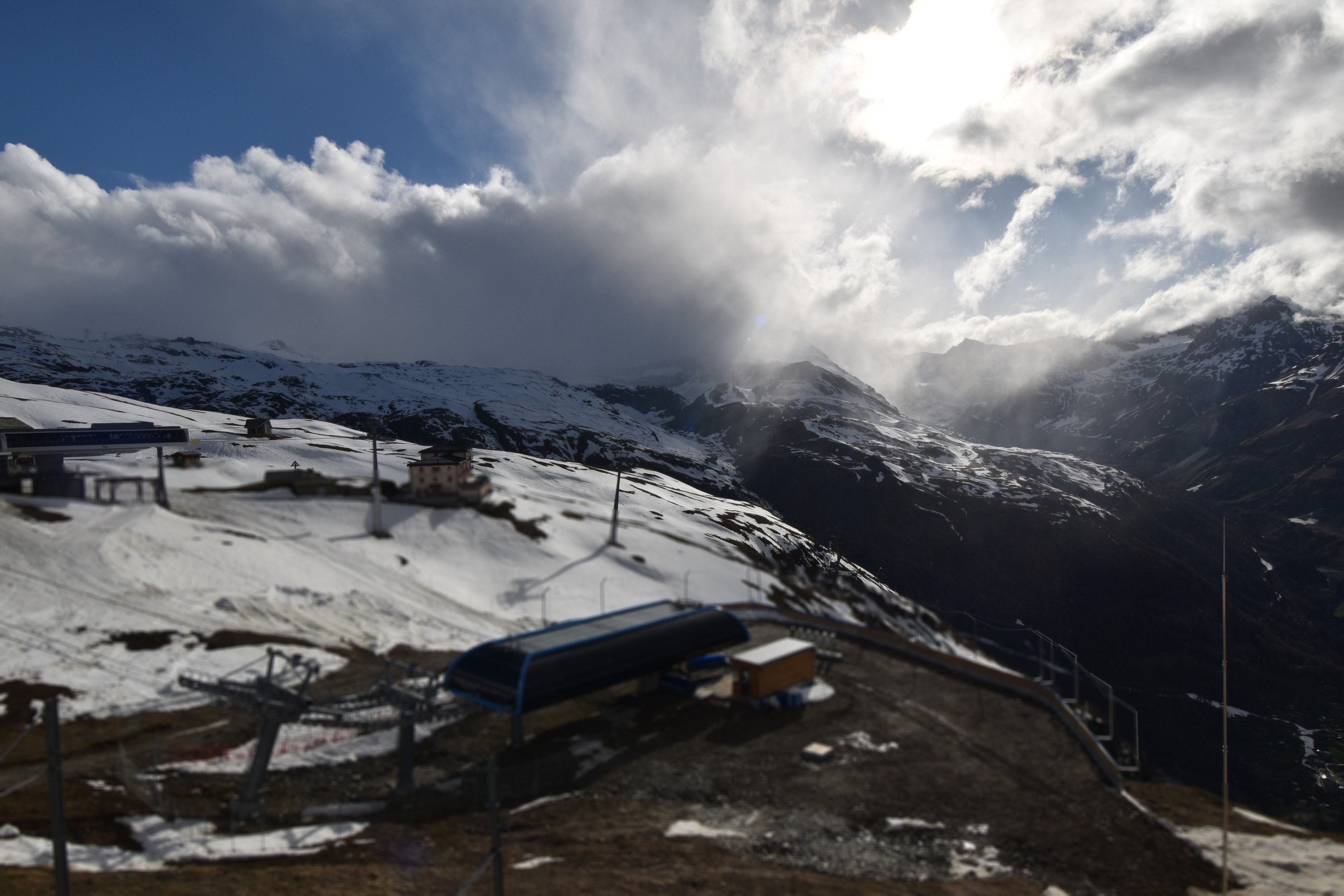 Archiv Foto Webcam Riffelberg Panorama Zermatt
