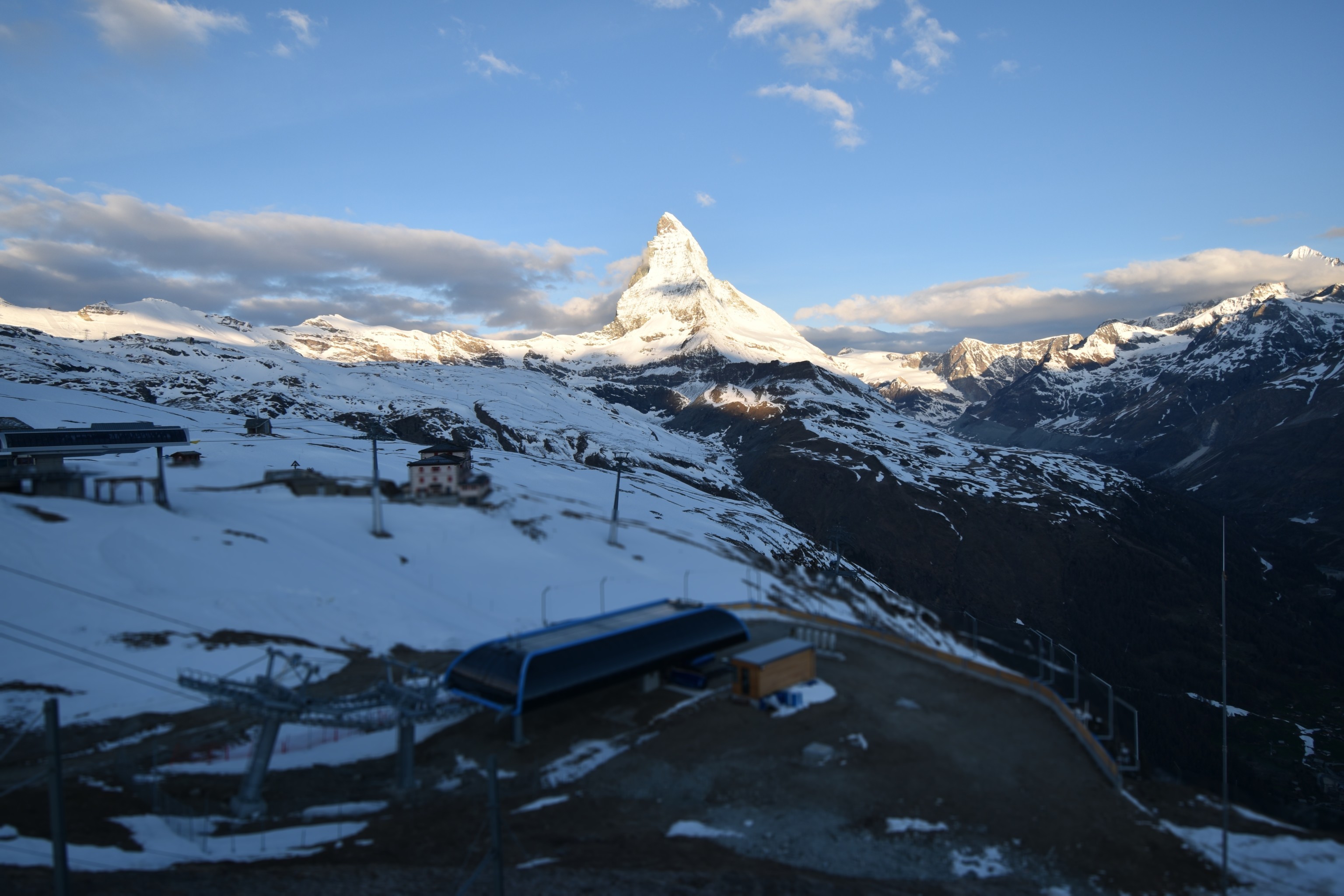 Archiv Foto Webcam Riffelberg Panorama Zermatt