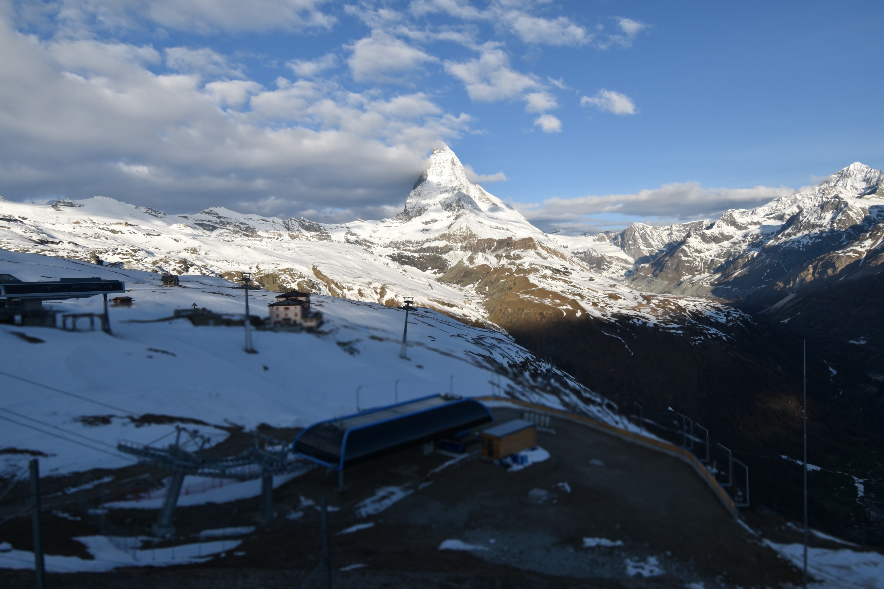 Archiv Foto Webcam Riffelberg Panorama Zermatt