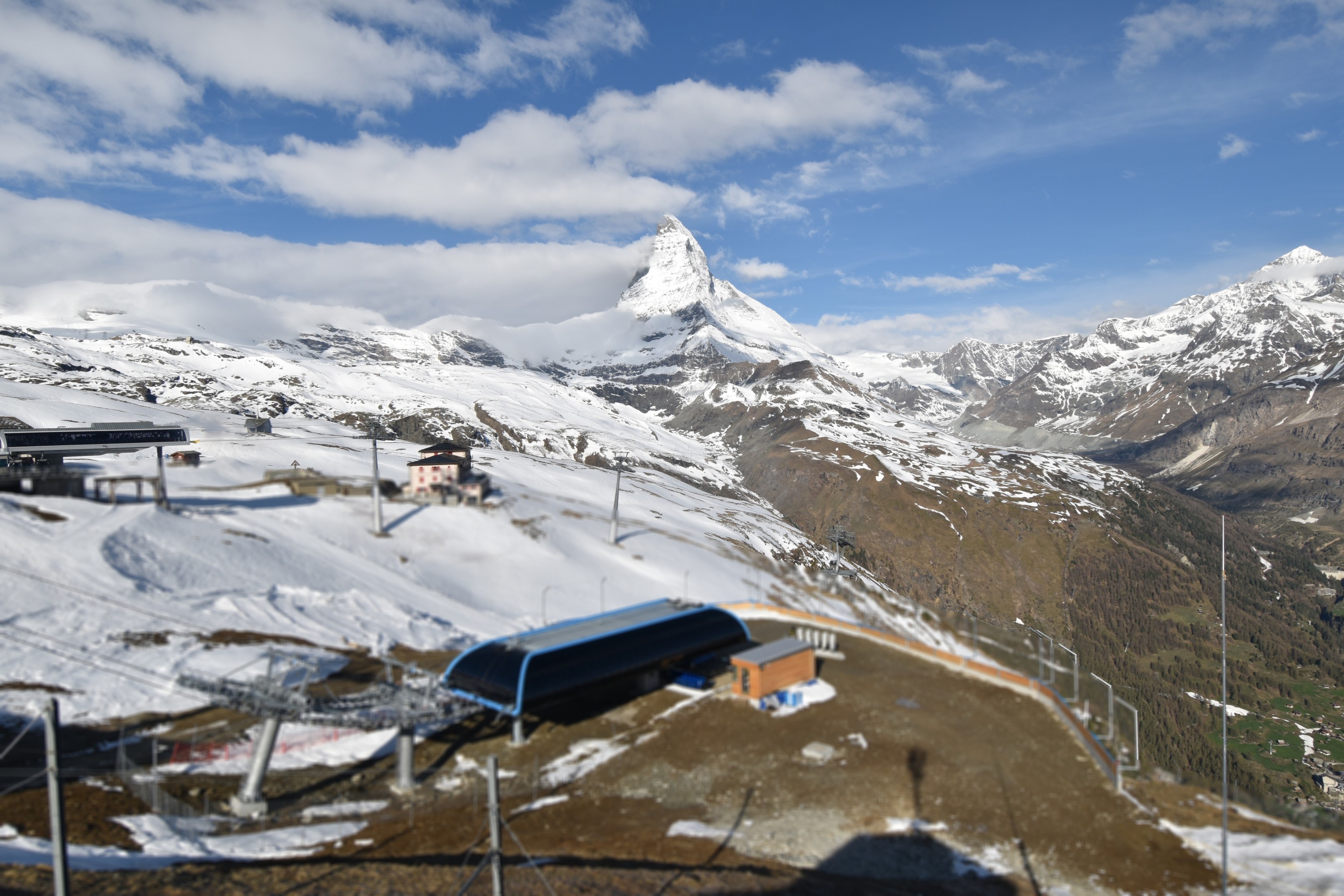 Archiv Foto Webcam Riffelberg Panorama Zermatt