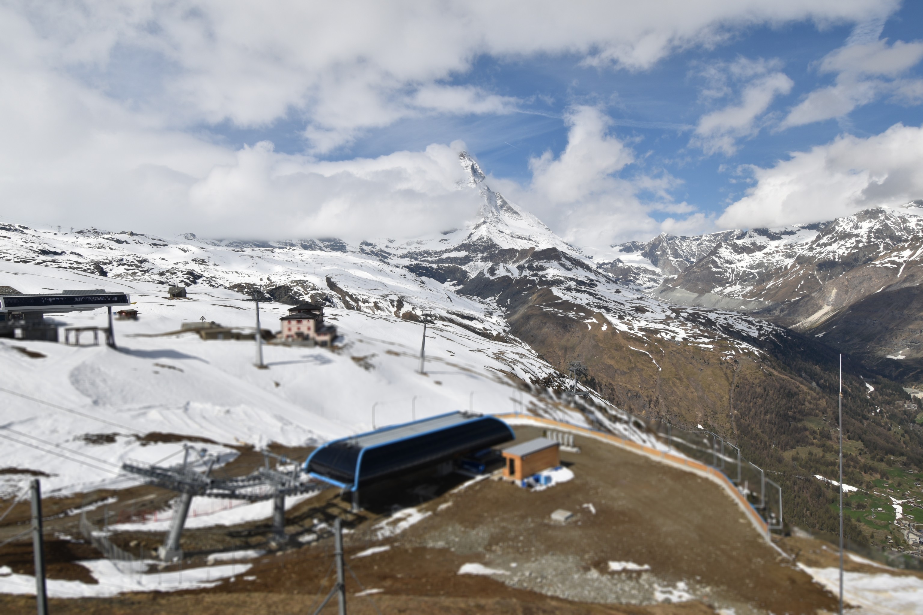 Archiv Foto Webcam Riffelberg Panorama Zermatt