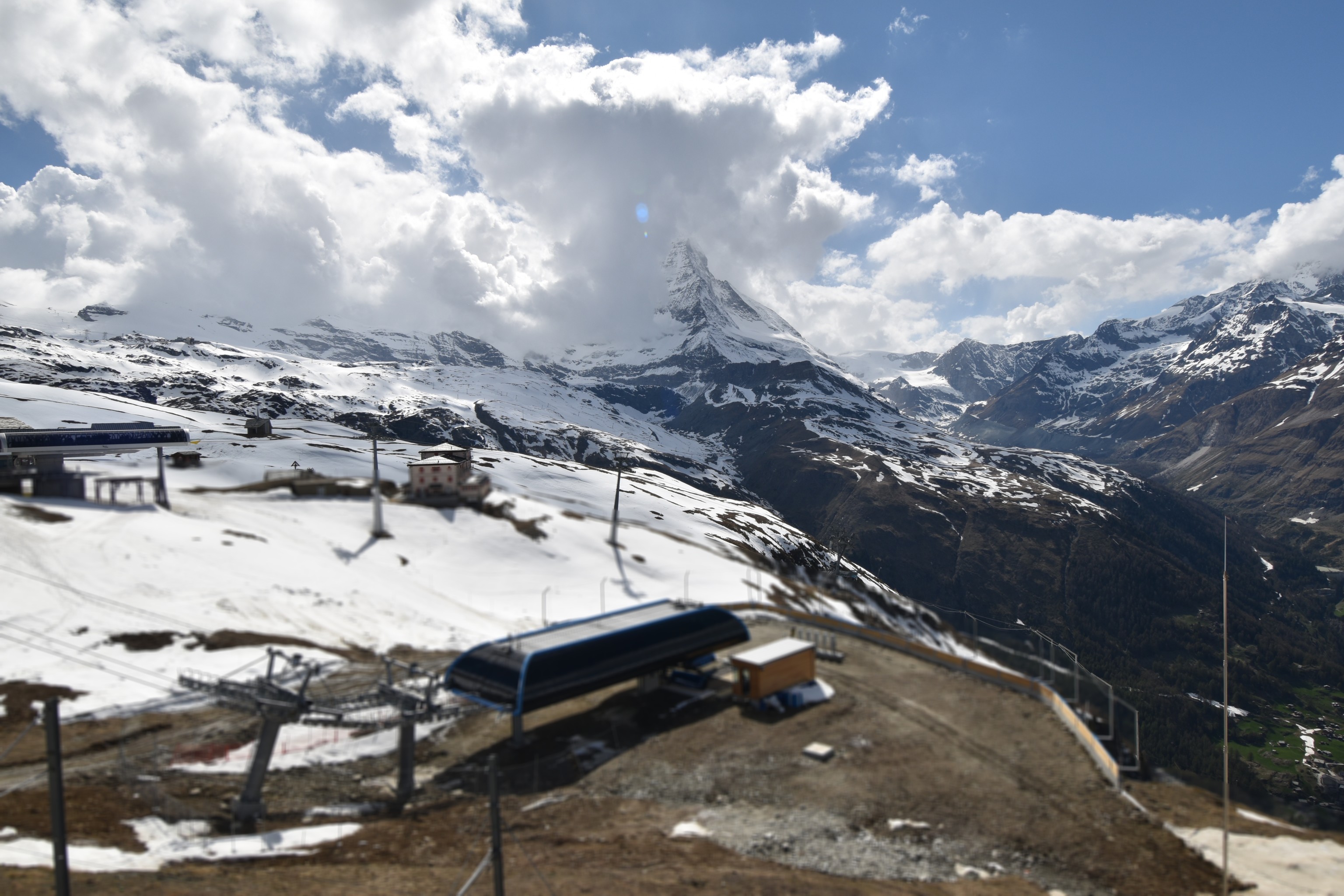 Archiv Foto Webcam Riffelberg Panorama Zermatt