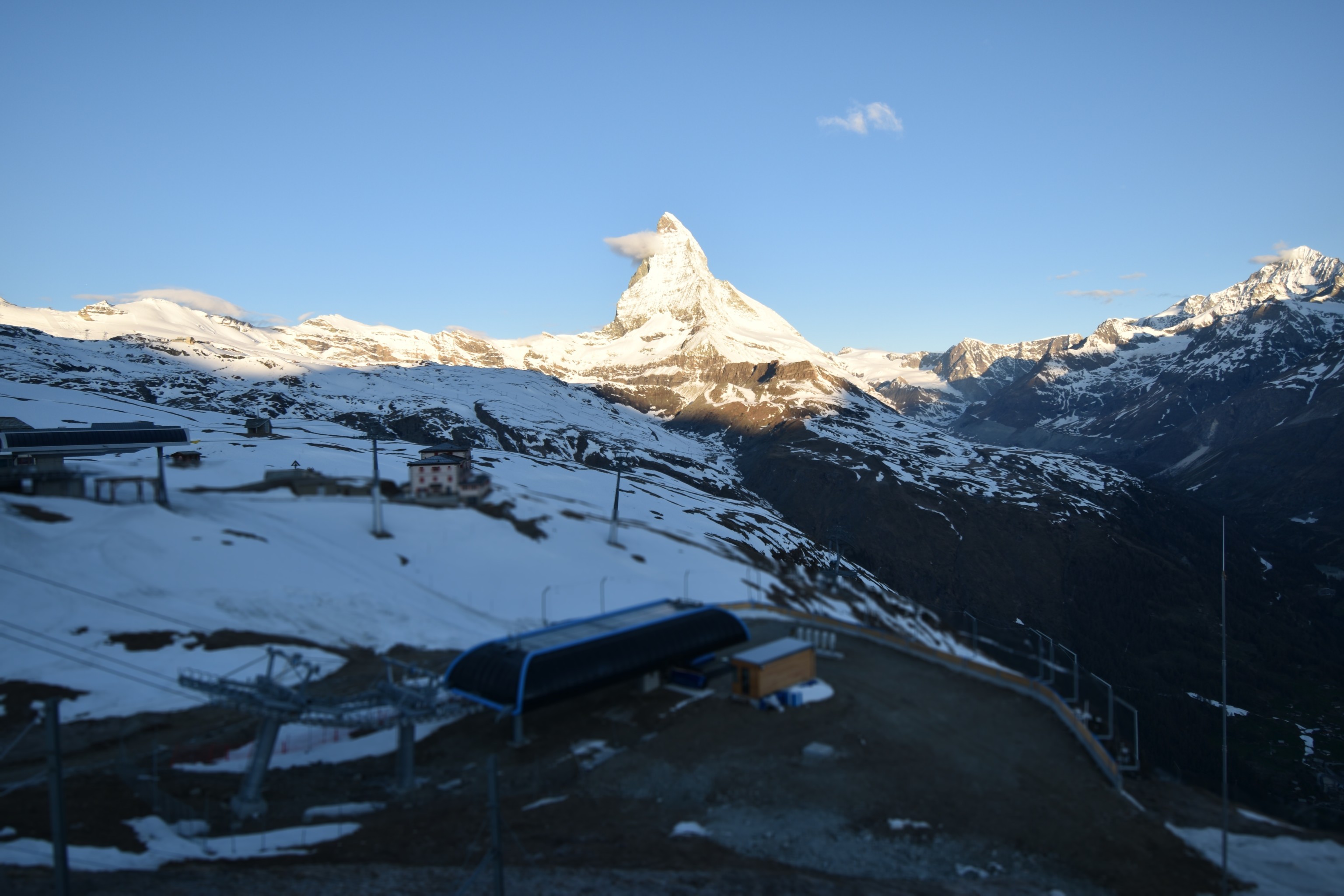 Archived image Webcam Riffelberg Panorama Zermatt