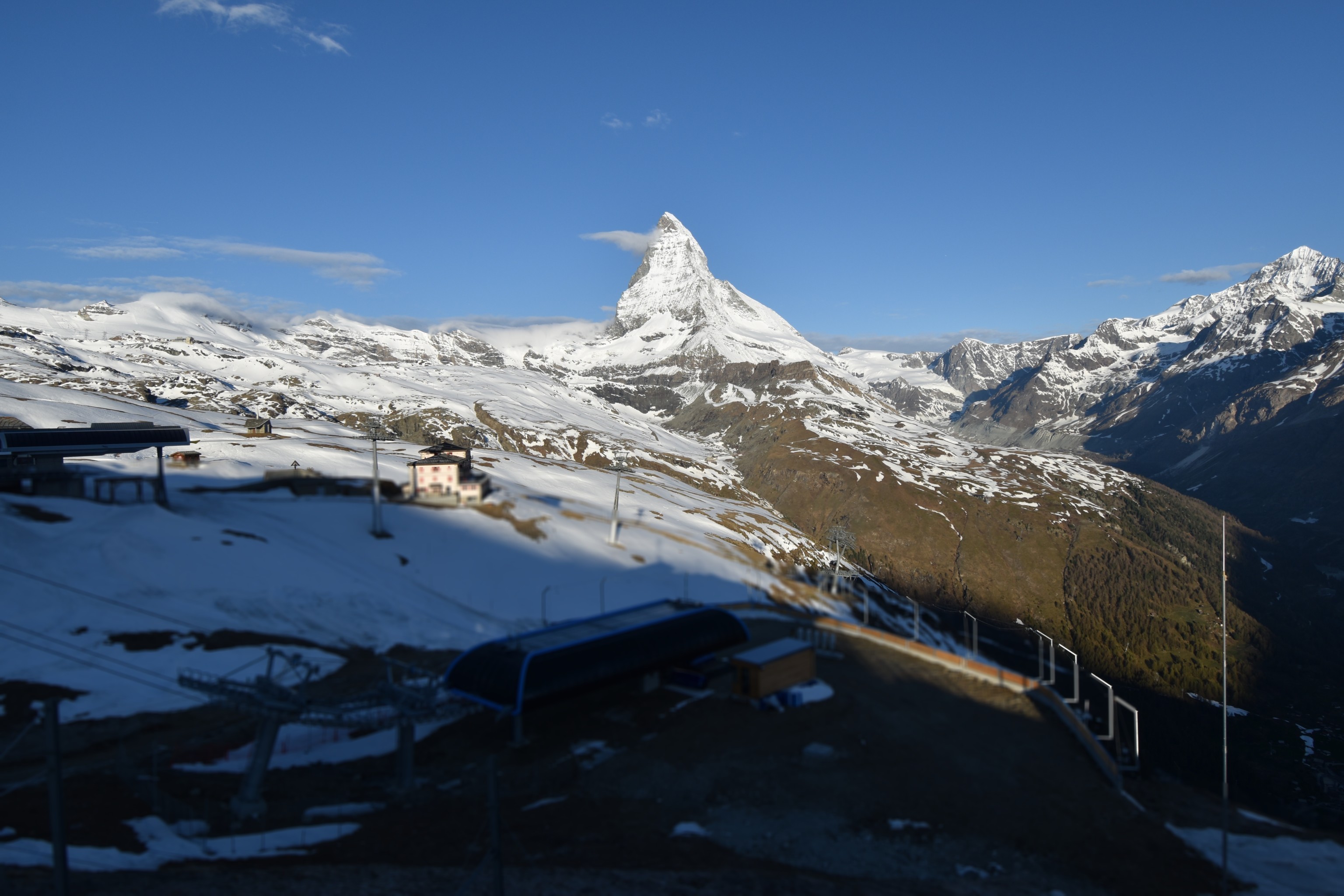 Archived image Webcam Riffelberg Panorama Zermatt